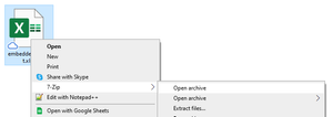 How to find embedded objects in Excel