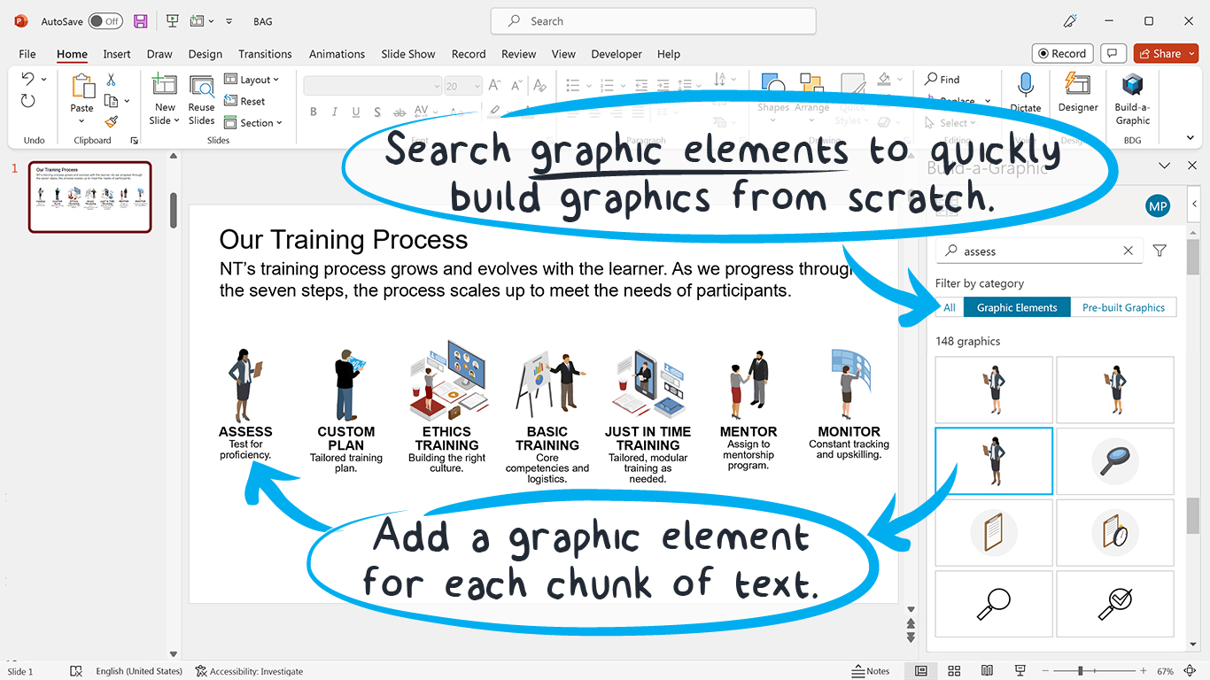 Powerpoint Graphics Designer Professional PowerPoint Graphics — Build-a-Graphic