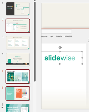 How to export selected PowerPoint slides to PDF