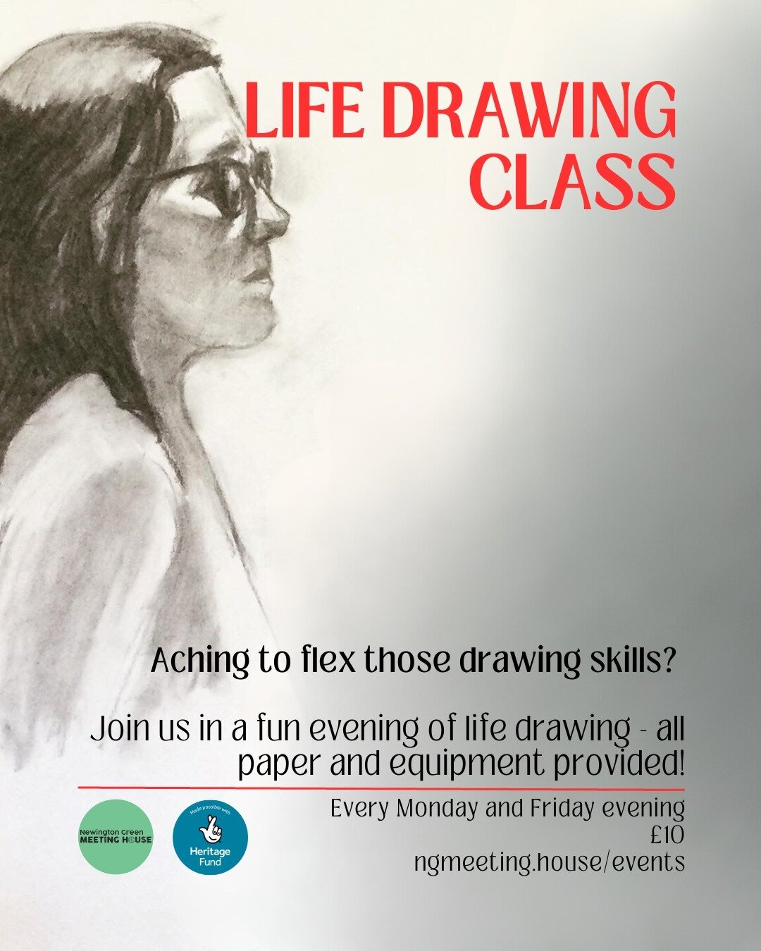 🎨✨ Don't miss out on the LAST few art classes before Christmas! 🎄 Join Richard Crawford on Mondays and Dolph van Eden on Fridays for dynamic life drawing. Enhance your skills and embrace the creative spirit! 🖌️🗓️ Book your spot now! 🎟️ via the l