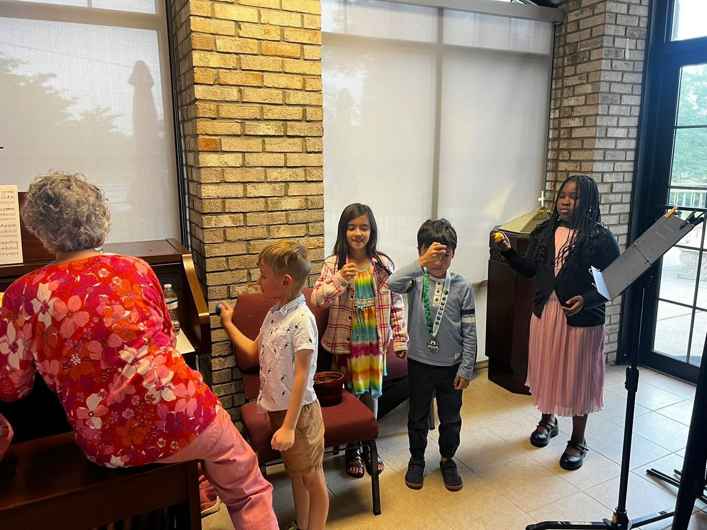 Making music with our children.
One of the best ways that we have taught our kids how to worship is by teaching them how to musically engage with our prayers, and praises. #worship #TakeHeart #jesuschrist #trustgod #anglican #goodsamaritan #choir #