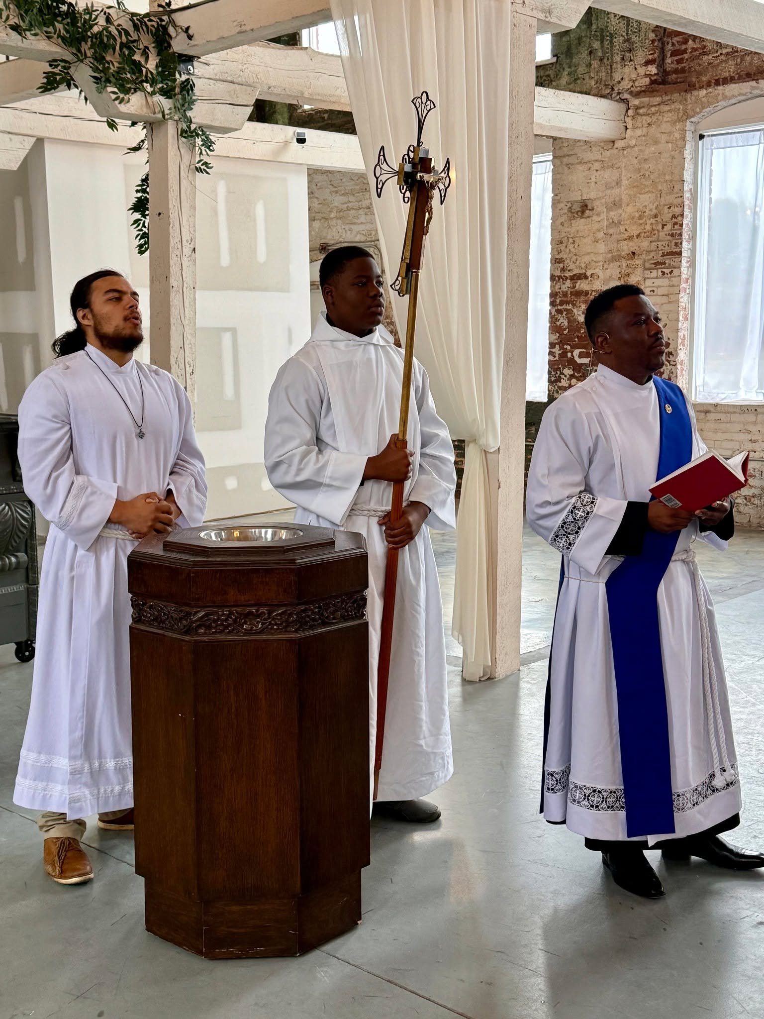 The life of Christian worship is found in the cross. The cross paved the way for every follower. Our journey is defined in carrying the Cross. Our mortal life ends in an act of surrender to the Cross. In our gatherings, the cross leads our worship in