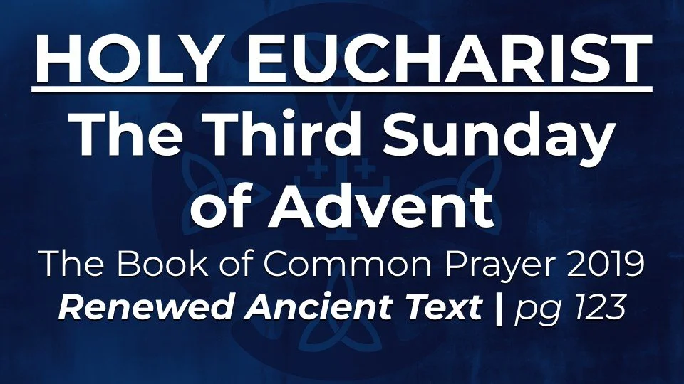 Join us for the Third Sunday of Advent this Sunday @ 10 am.
https://docs.google.com/document/d/1h-ftH1EGZKwTyurwuD_6535MvgHxOUjHsFhXVjrbOSM/edit?usp=sharing