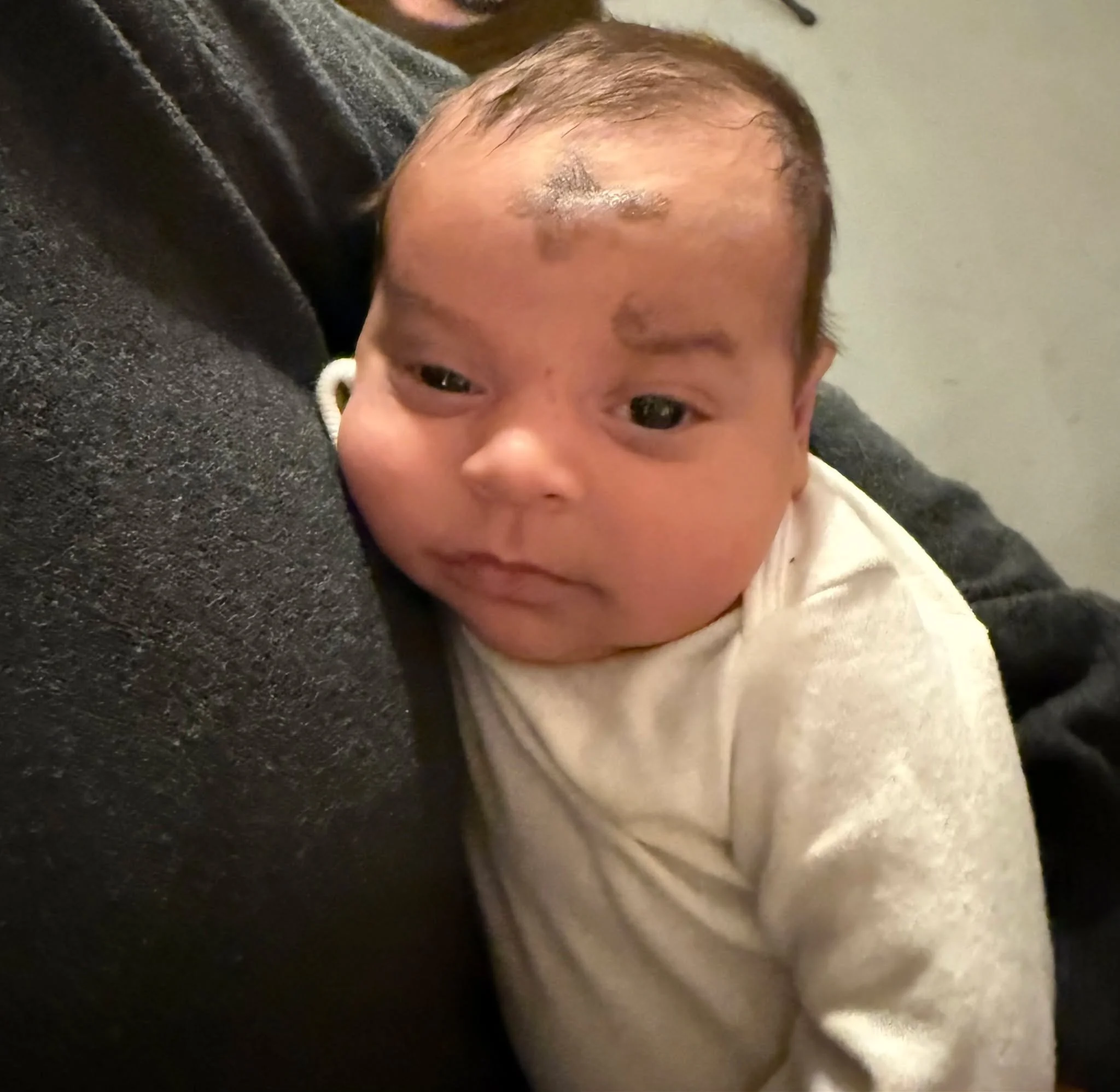 Ash Wednesday is for babies, too!