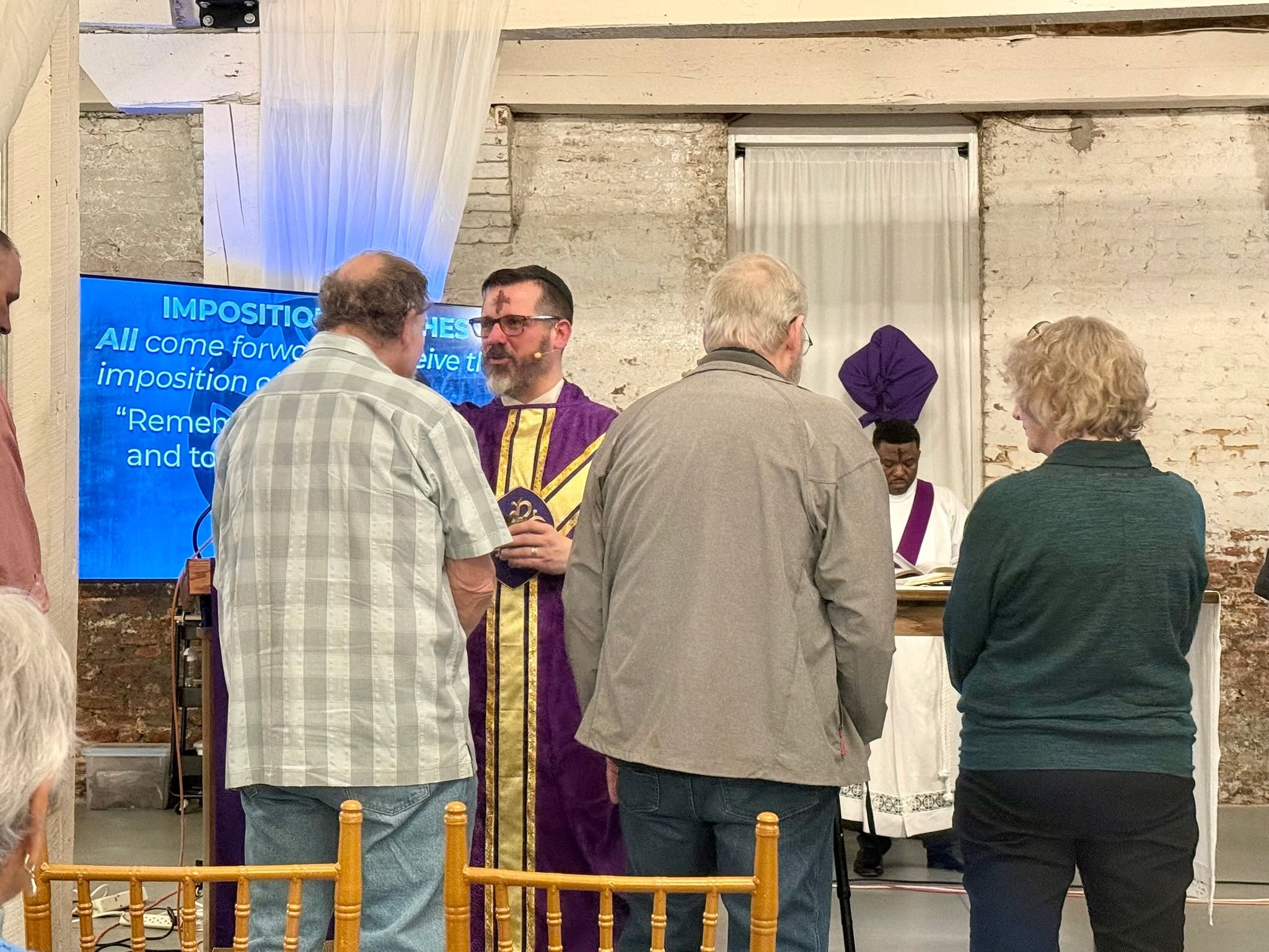 Ash Wednesday with the Good Sam Fam