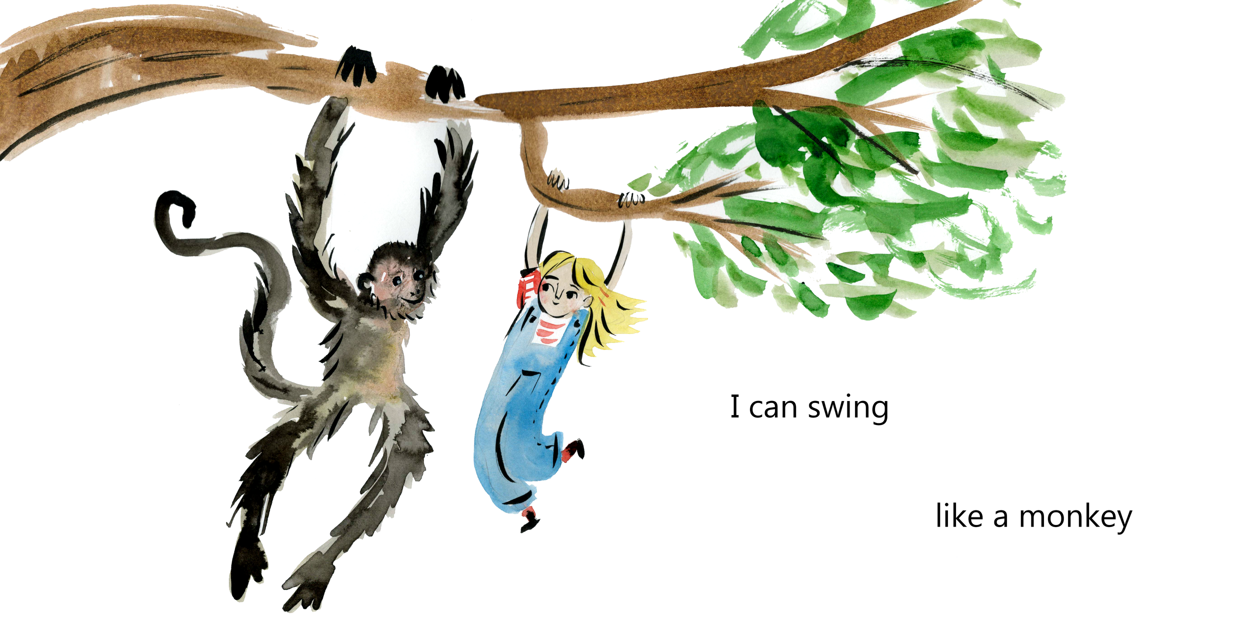 Personal work - 'I can swing like a monkey'