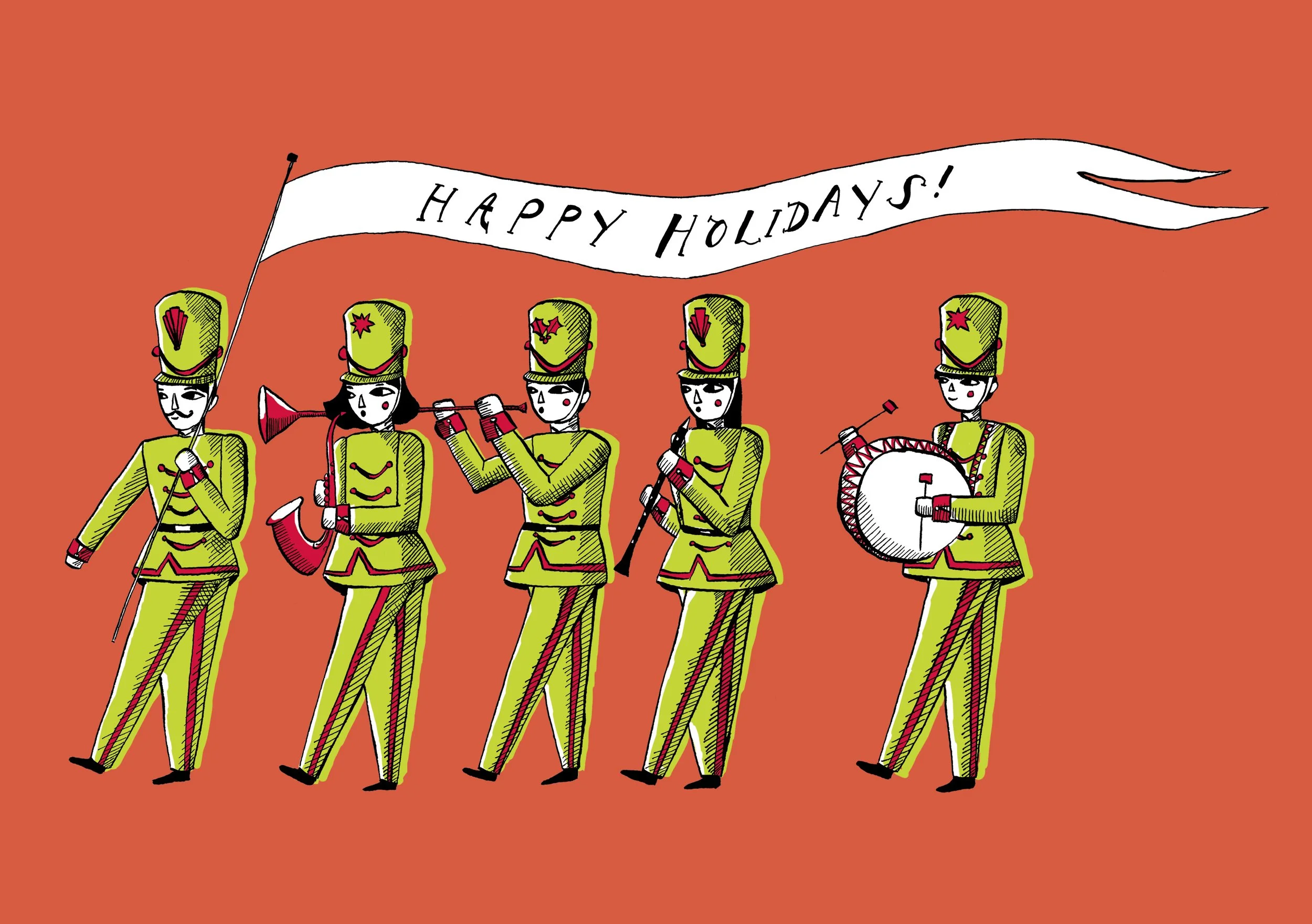 Marching band - green and red.jpg