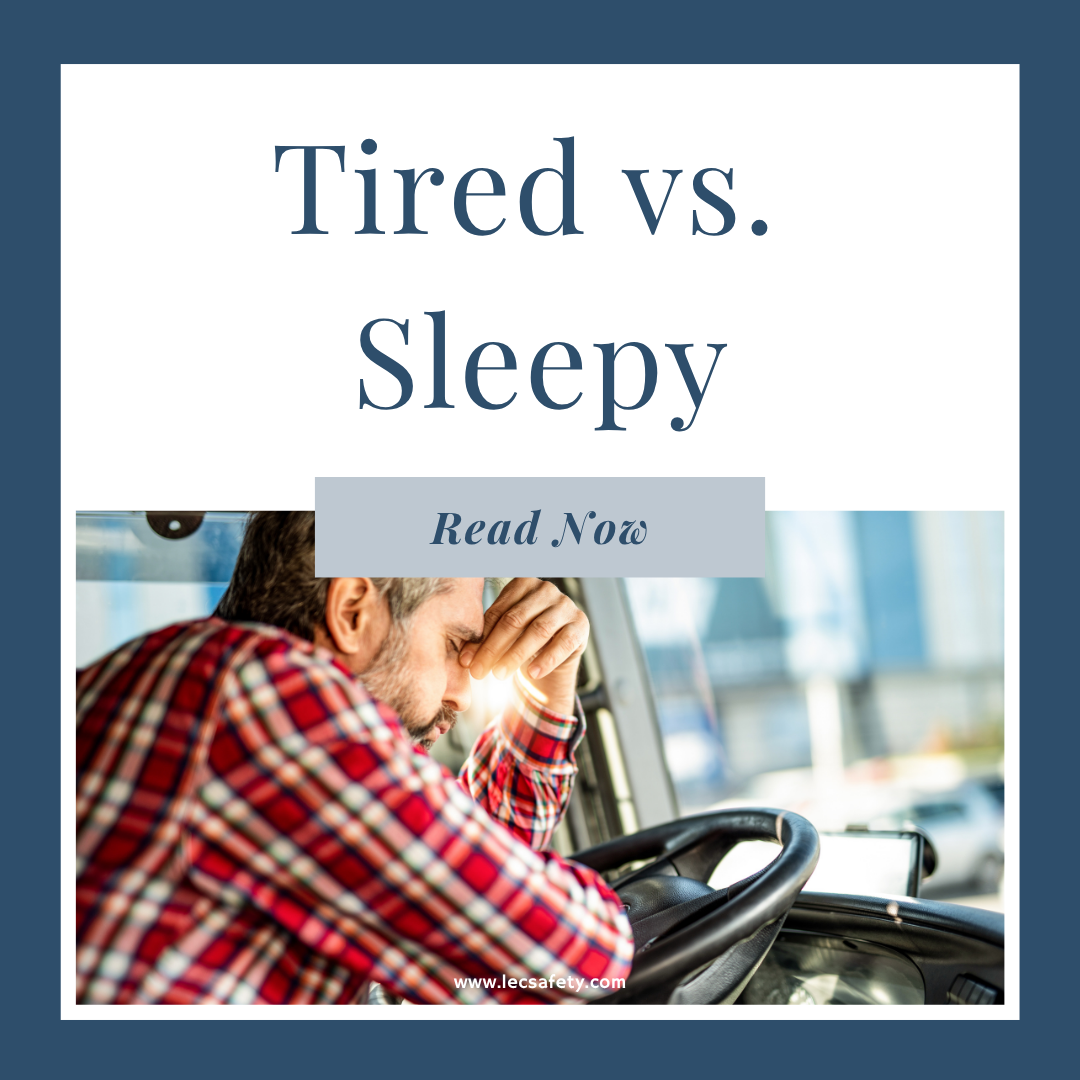 Tired vs. Sleepy