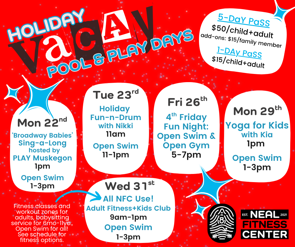 Holiday Vacay Pool &amp; Play Days