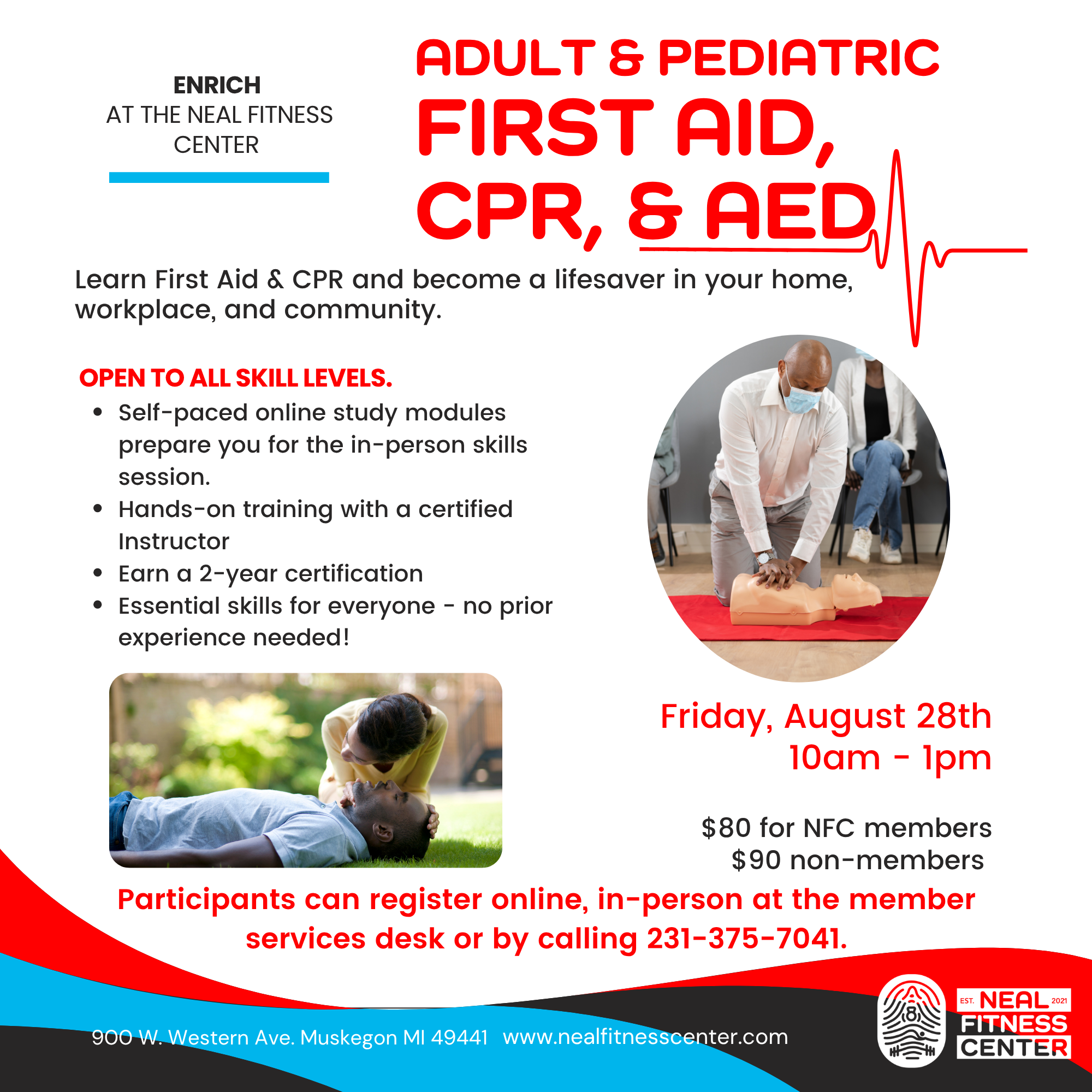 First Aid, CPR &amp; AED Training  (Copy)