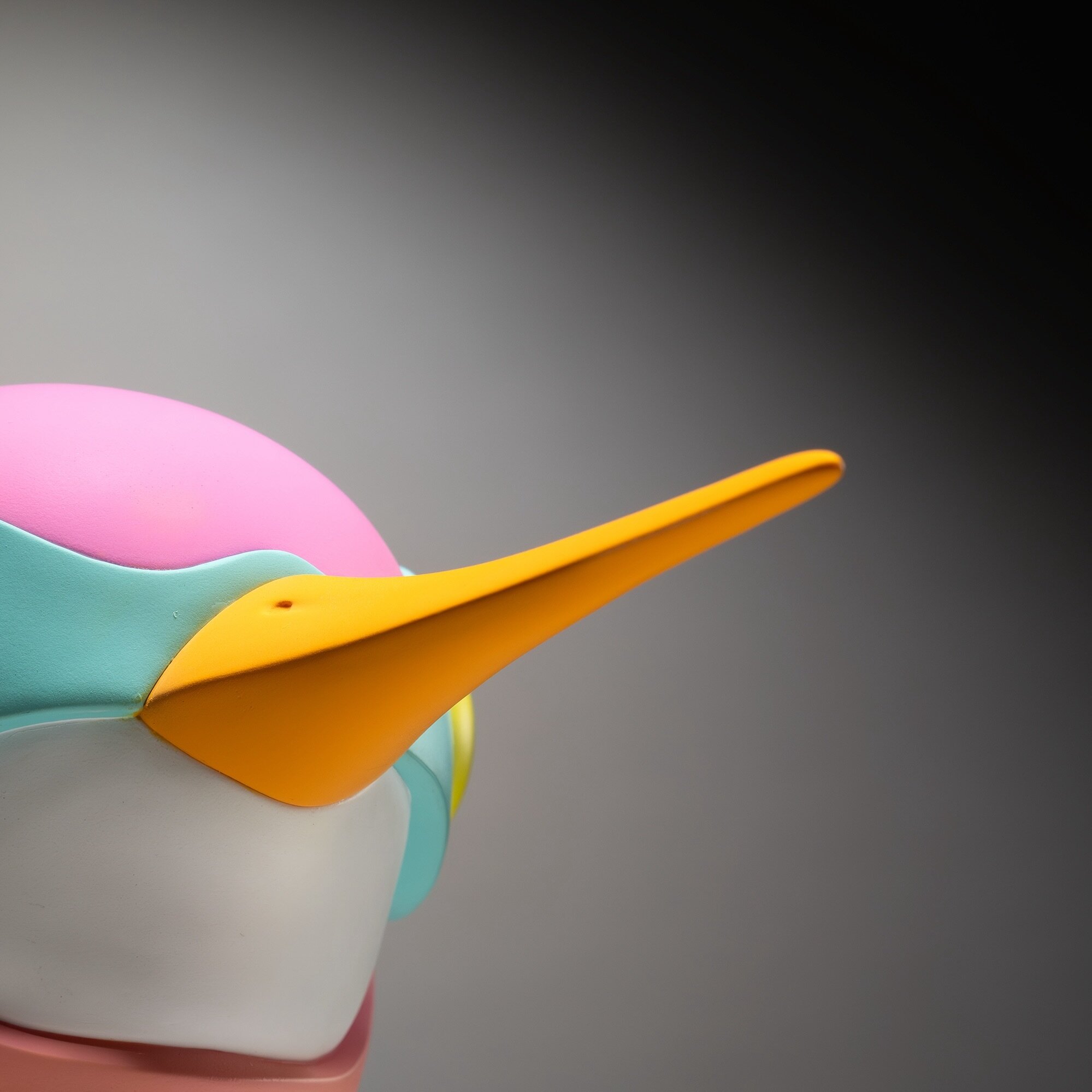 We are thrilled to introduce you to KOKO, the blissful hummingbird from our recent solo exhibition who is about to take flight in vinyl for the very first time.  
KOKO 
6&rsquo;&rsquo; and 4&rsquo;&rsquo; vinyl sculptures 
Now available in limited qu