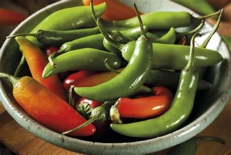Peppers (hot), serrano