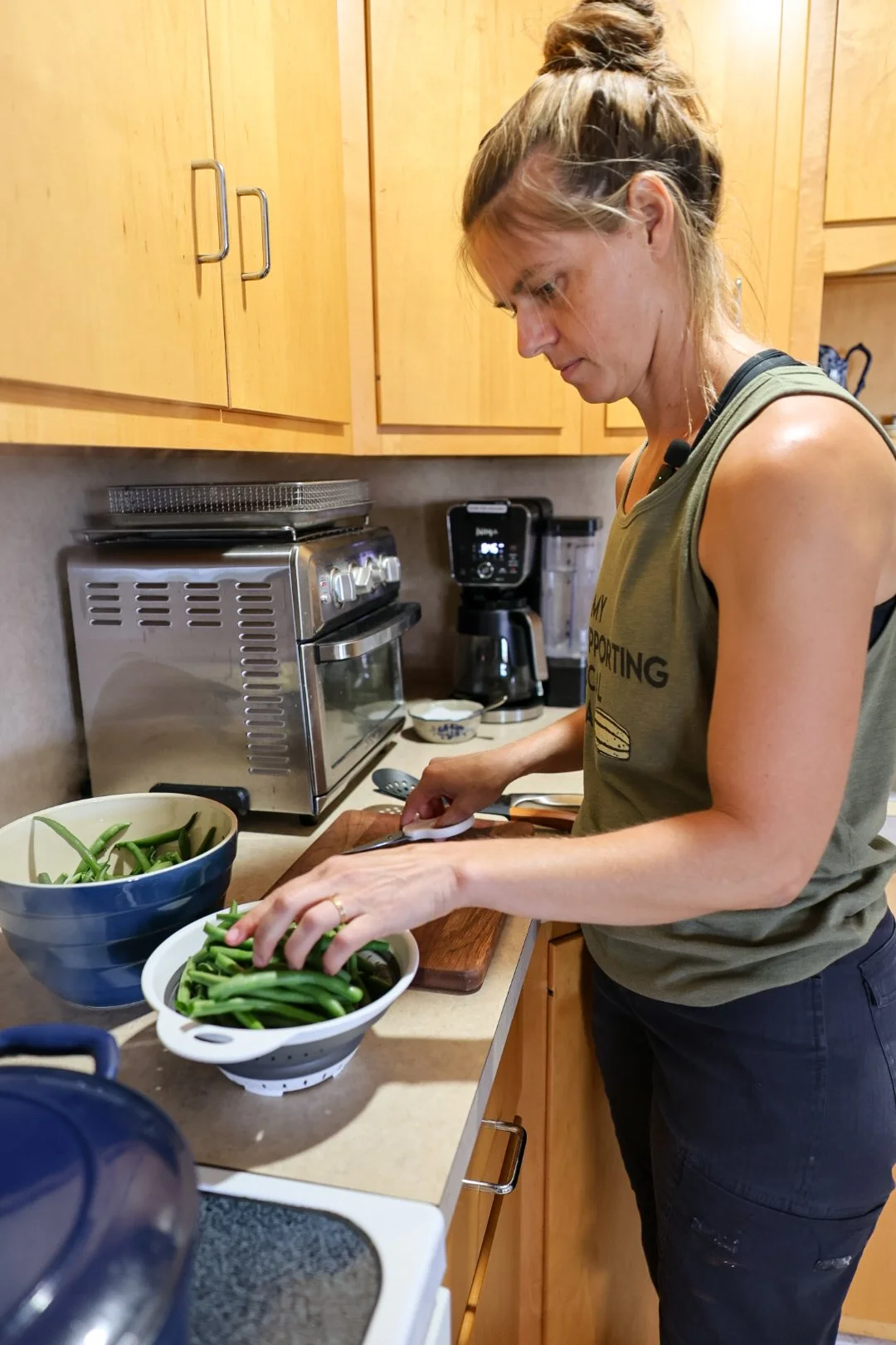 Learn How to Blanch + Preserve Green Beans!