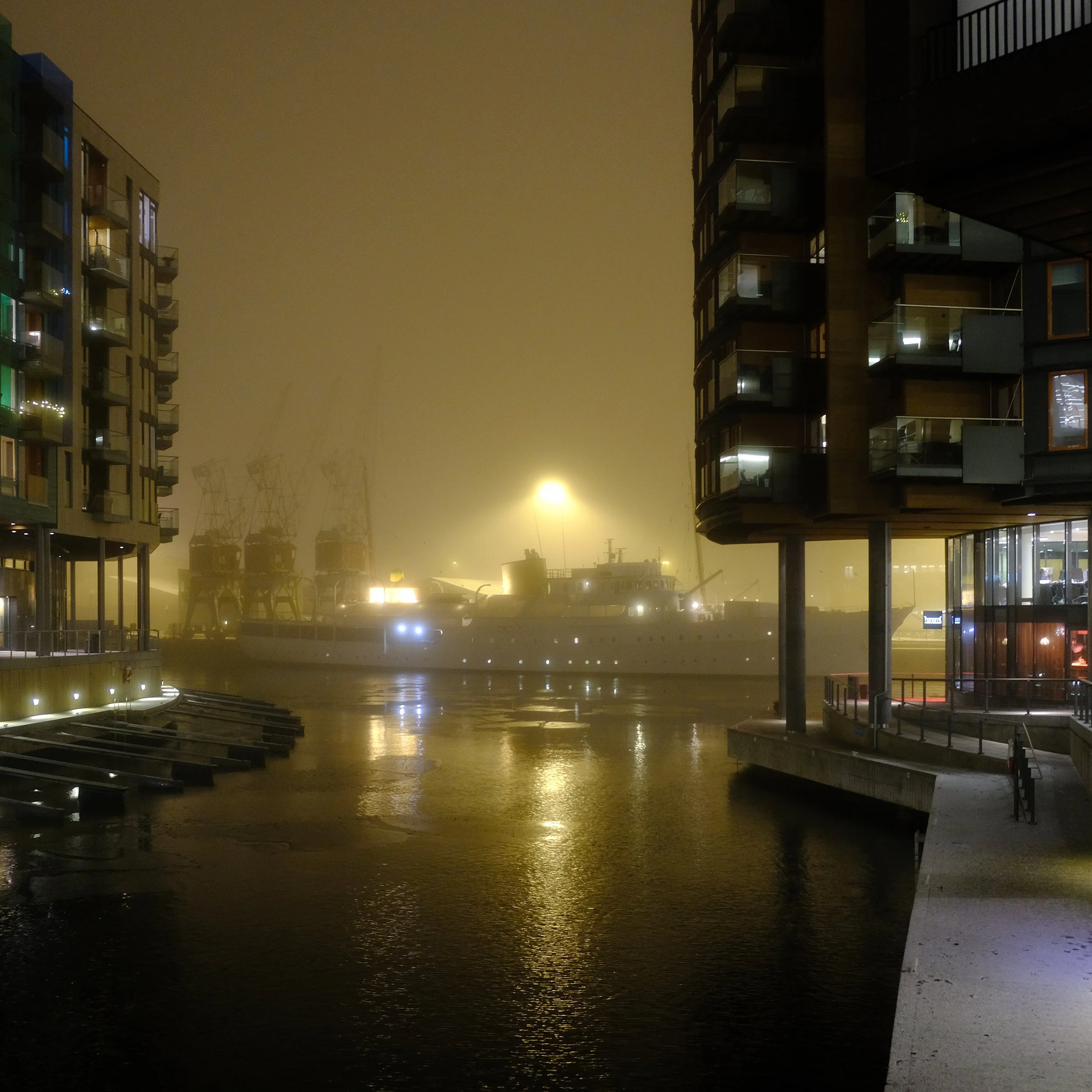 Kongeskipet Norge, Tjuvholmen