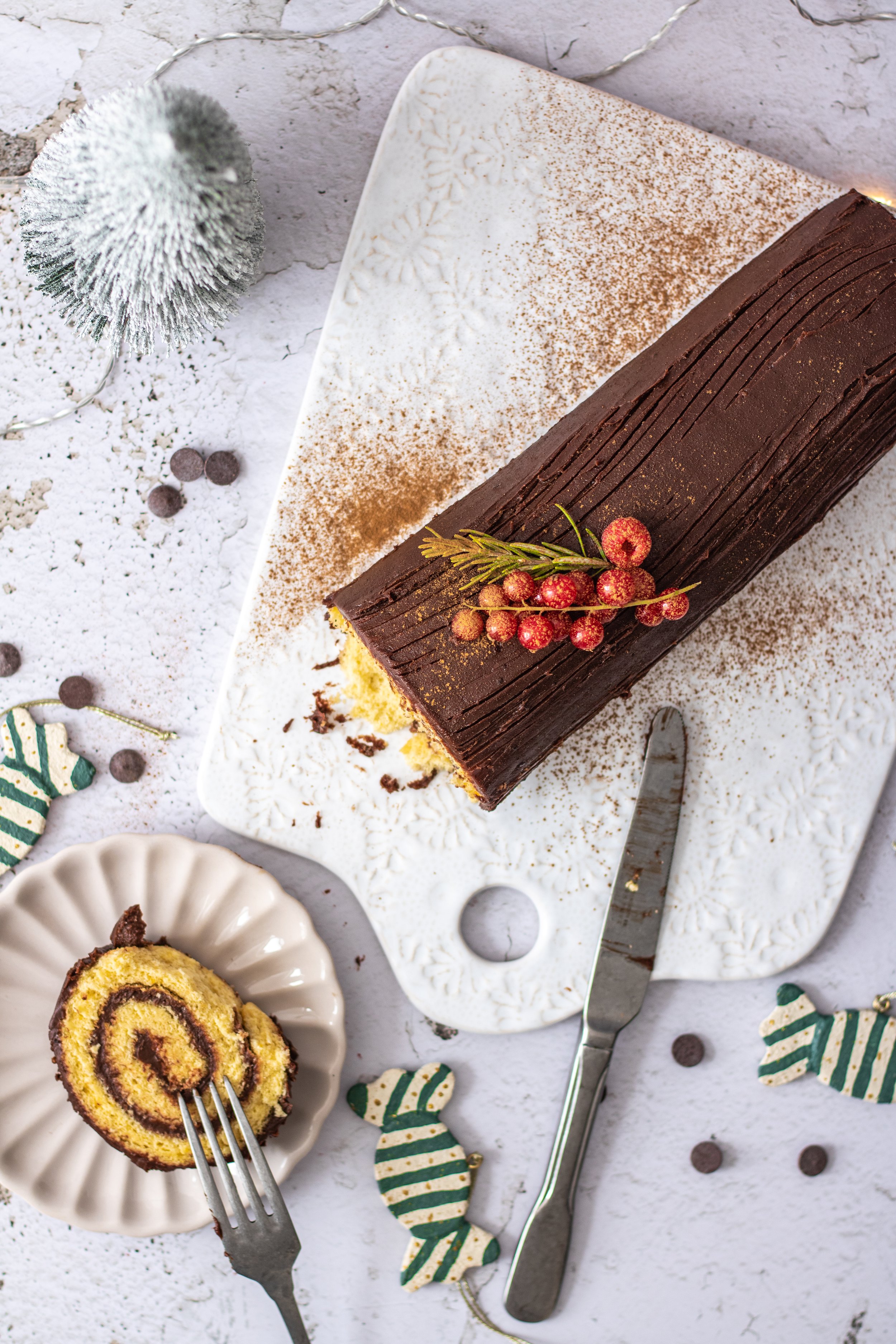 Tronco Natal Red Velvet Produção Própria Kg