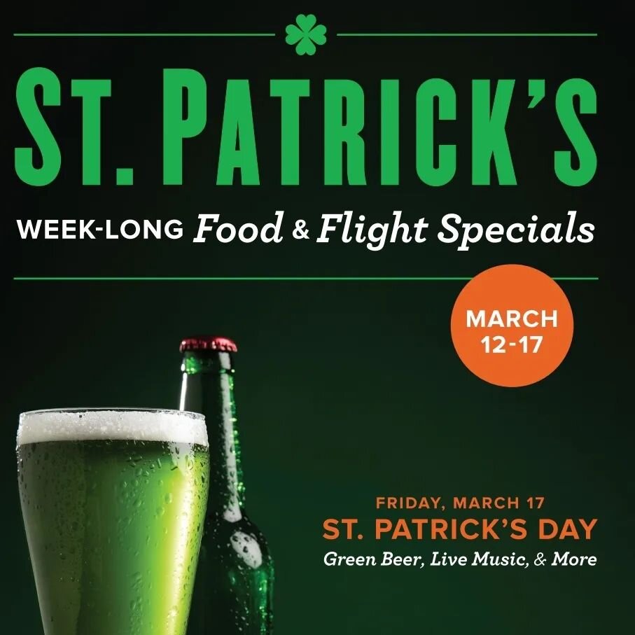 It's our FAVORITE week of the year! Come in and enjoy St. Patrick's Day specials all week long. Slainte! 

#stpatricksday #fortworthfoodies #fortworth #Irish