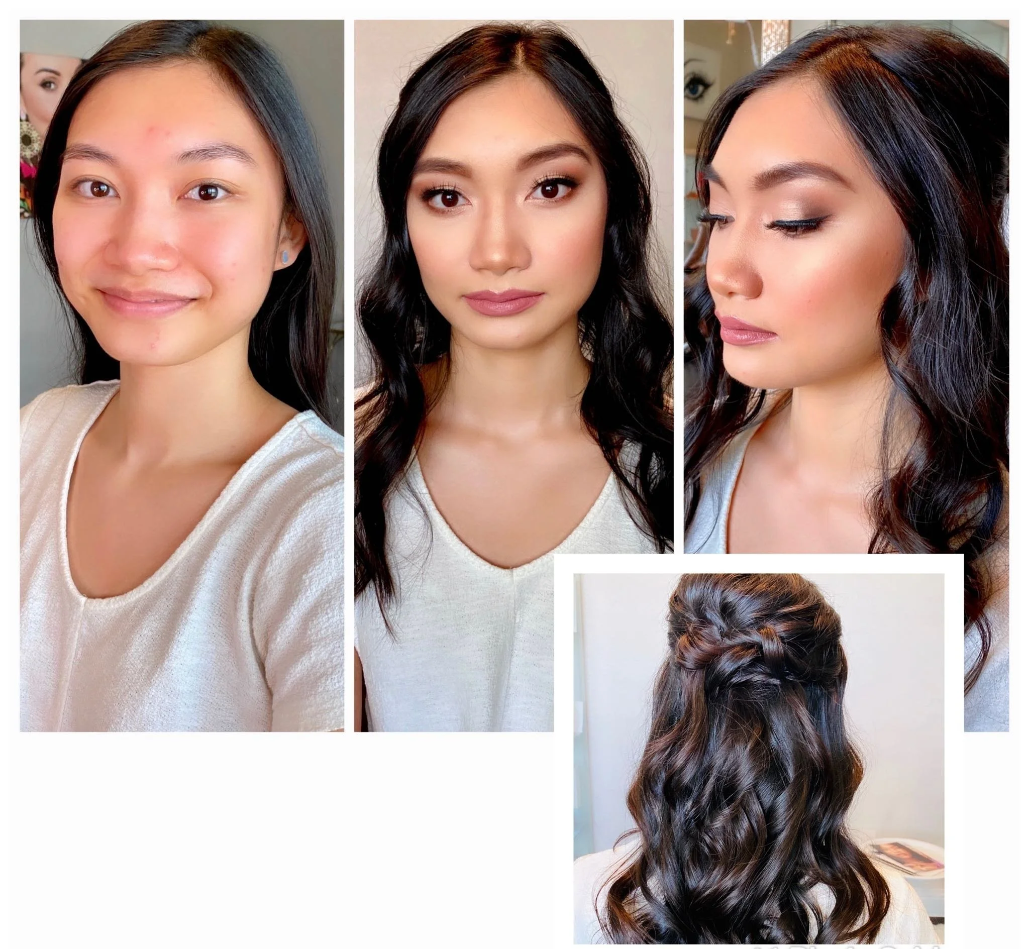 woman hair and makeup