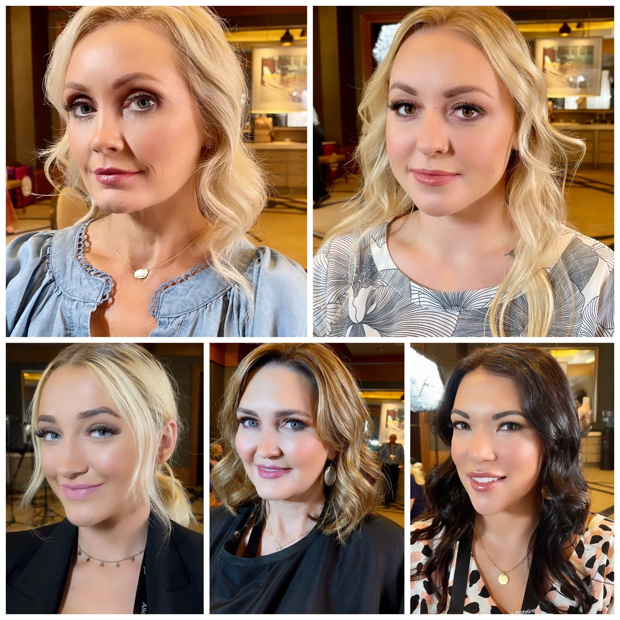 on camera production make-up transformation