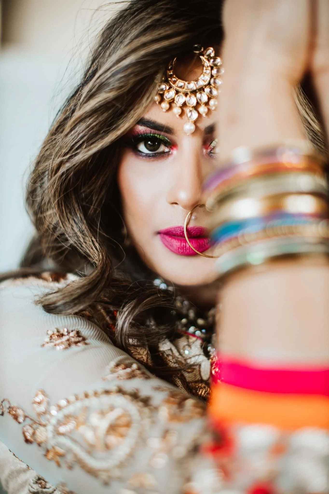 woman with bangles