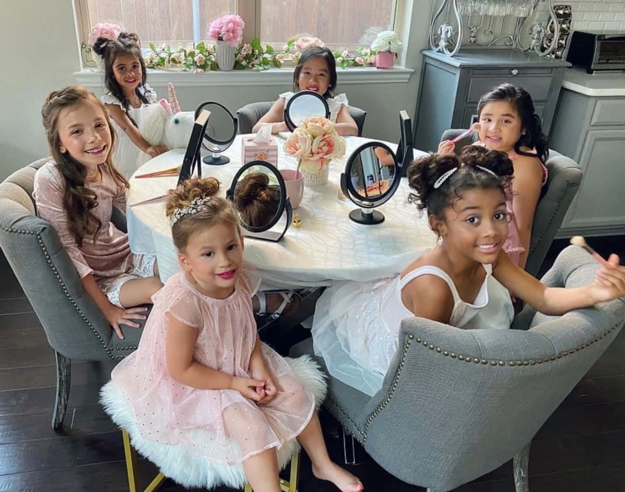 toddler makeup and hair glam party