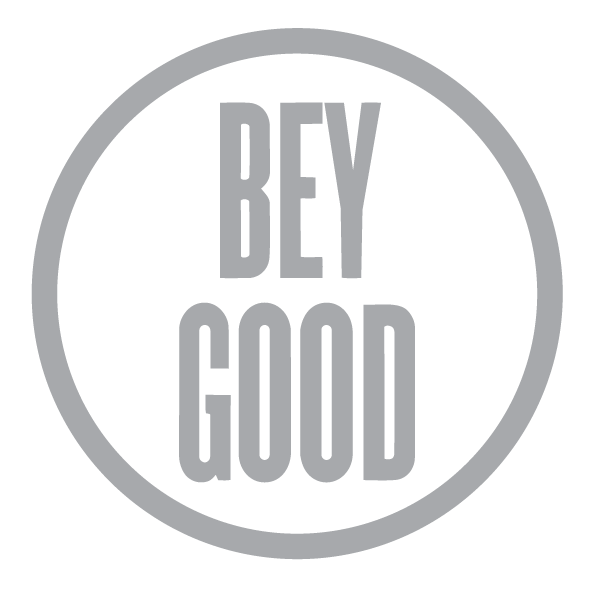 Circular logo with the text 'BEY GOOD' inside.