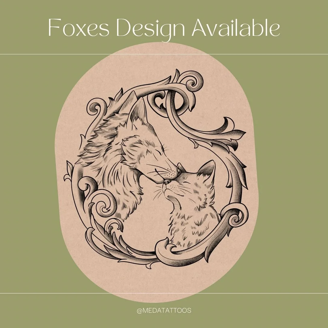 Adorable B&G Fox Flash available! 🦊
Price is dependent on size ✌🏽
.
.
.
.
.
.
.
#foxtattoo #fox #blackandgreytattoo #animaltattoo #flash #flashdesign #tattoodesign #tattooart #georgiatattoo #atlantatattooartist #buford #gwinnett #georgiasmallbu