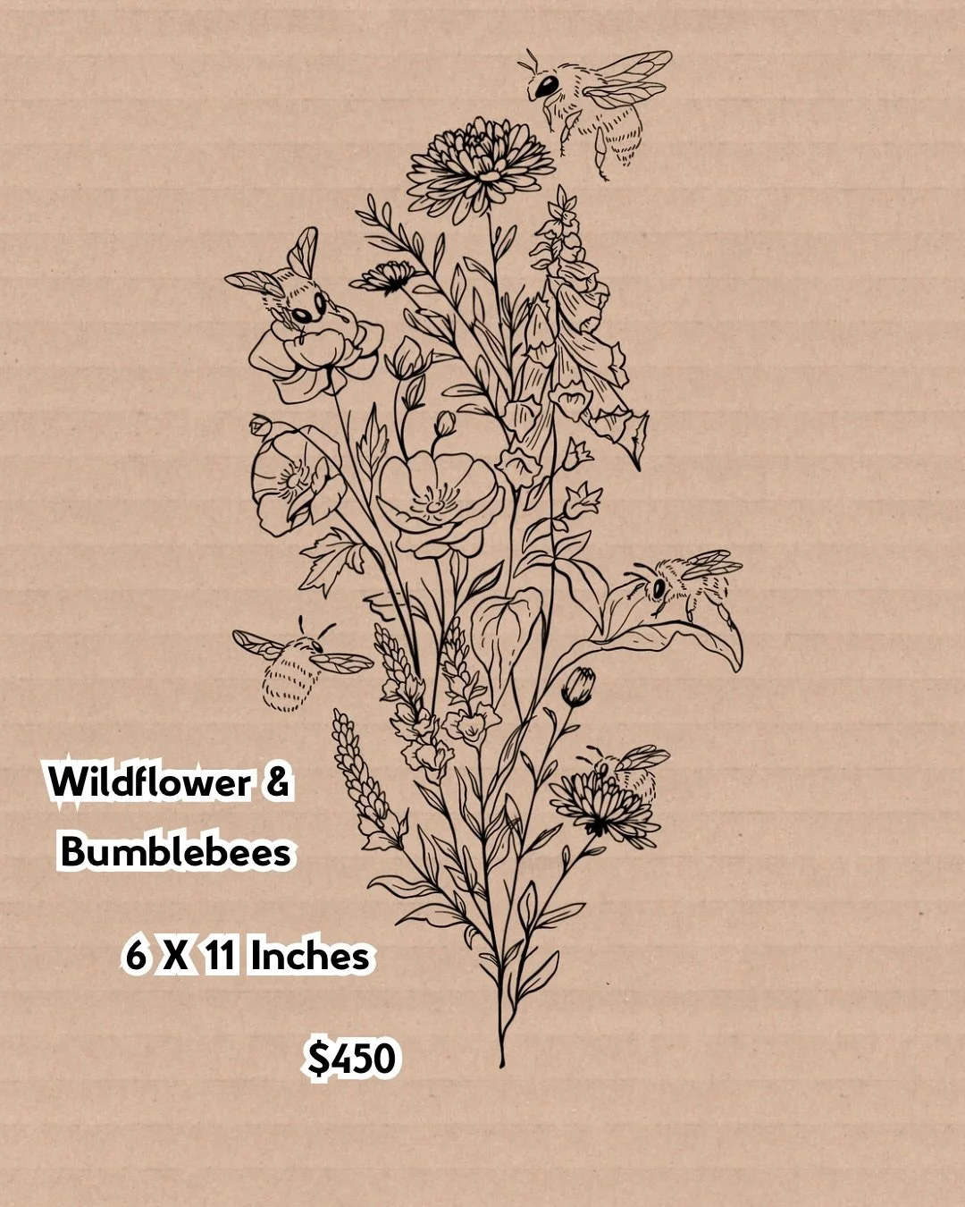 Wildflowers and Fluffy Bumblebees available to book 📖
Books always open, DM to book or questions! 🐝 

#floral #floraltattoos #femininetattoos