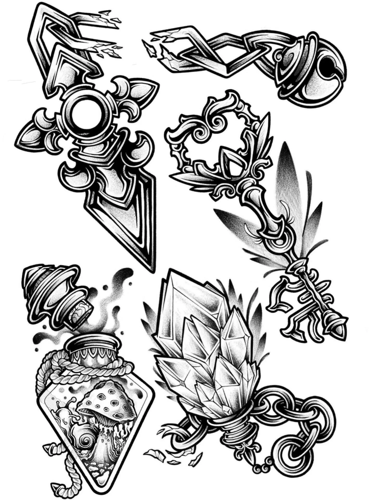 Some more super cool flash designs for you guys that I would love to tattoo. If you are interested in getting these guys tattooed just call @inkedarts or DM me for booking details. Thanks for looking!!! #fypage #tattoo #tattoos #tattooflash #tattooar