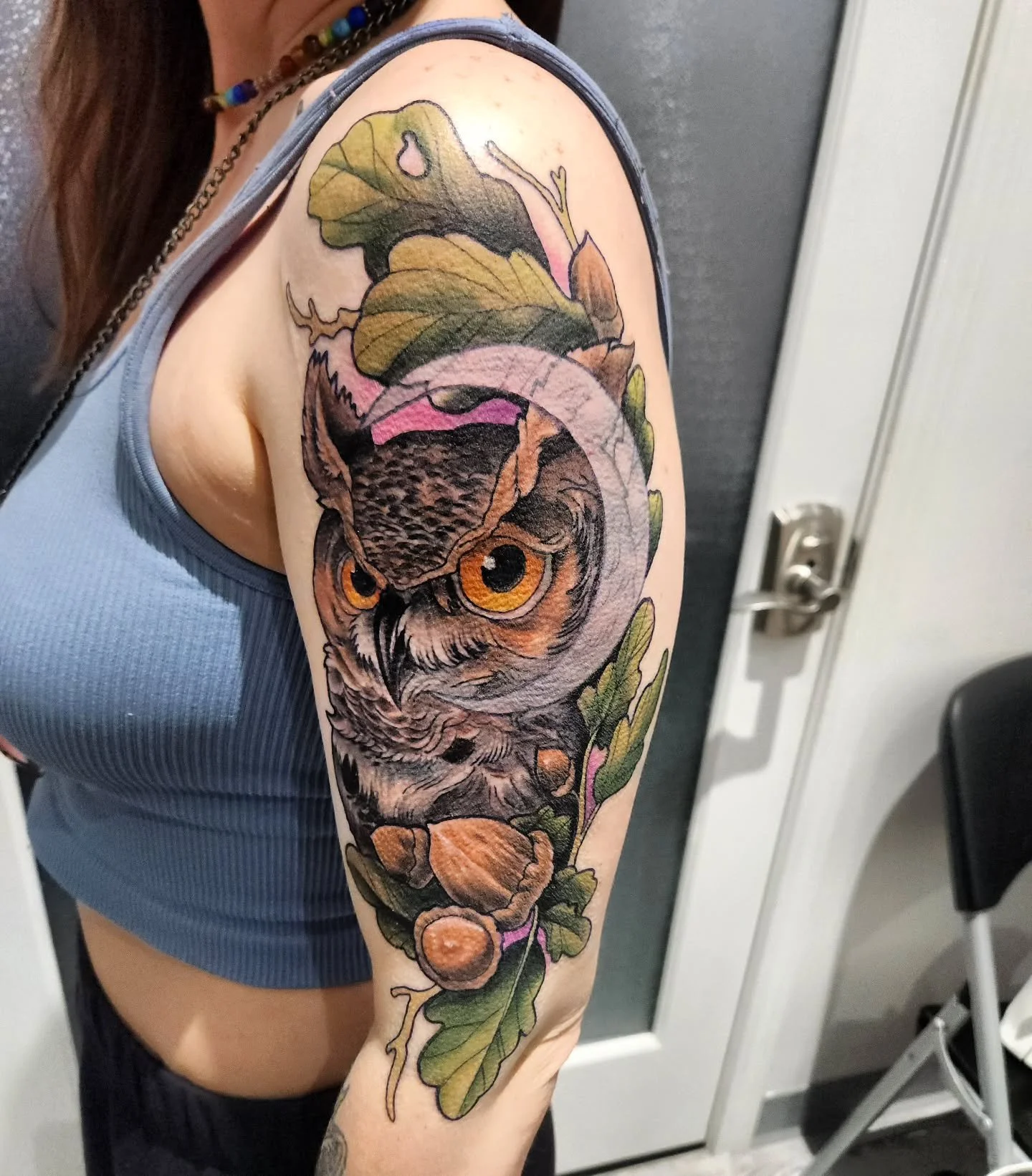 Little 🦉  guy from today. Thanka for looking. #neotraditional #neotrad #newink #newyou
