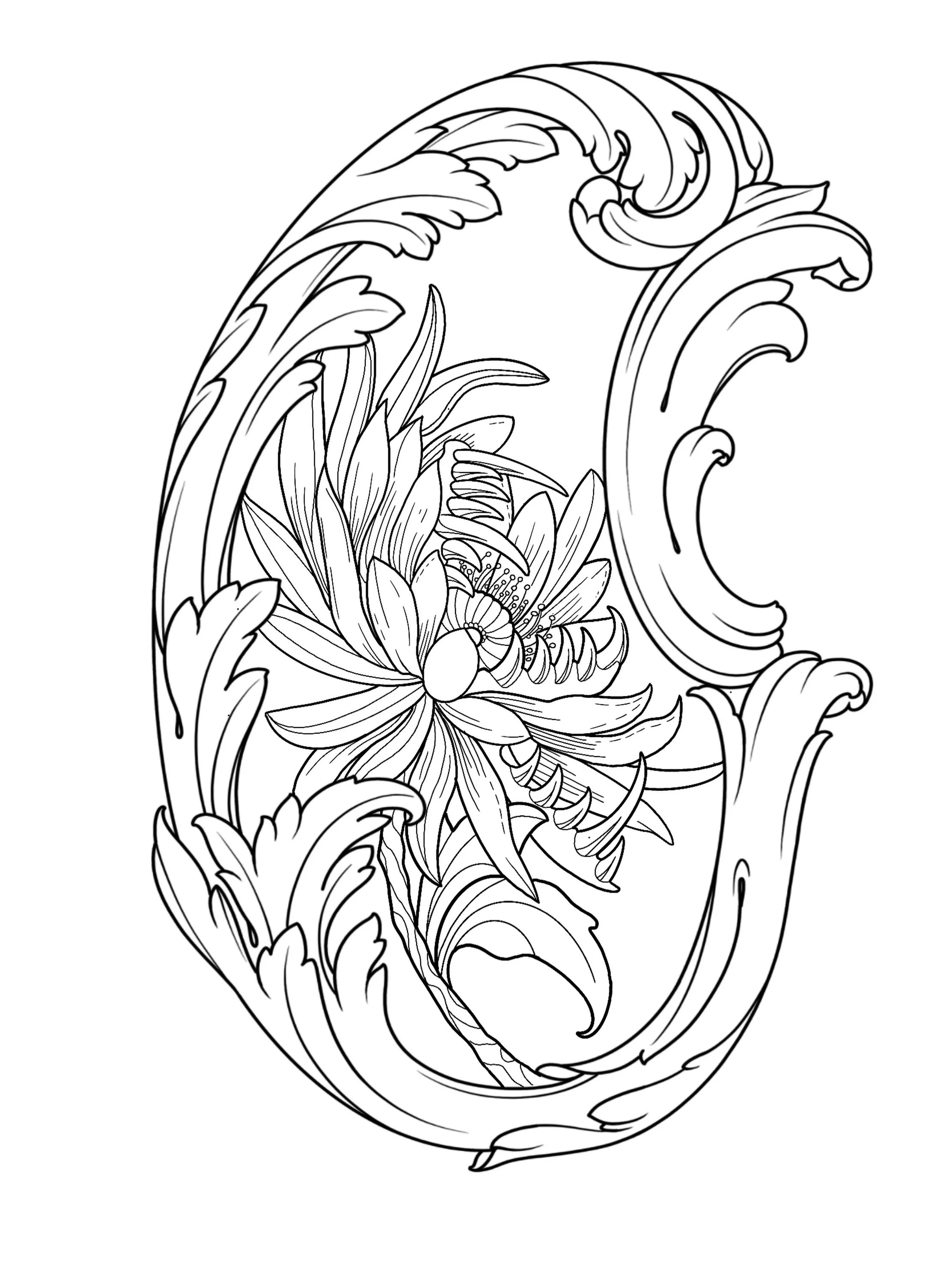 Another super cool dark floral piece that I would love the tattoo in color or black and gray. if you&rsquo;re interested in this design just call @inkedarts or DM me for booking details. Thanks for looking!!! #fyp #tattoos #tattoo #tattoodesign #colo