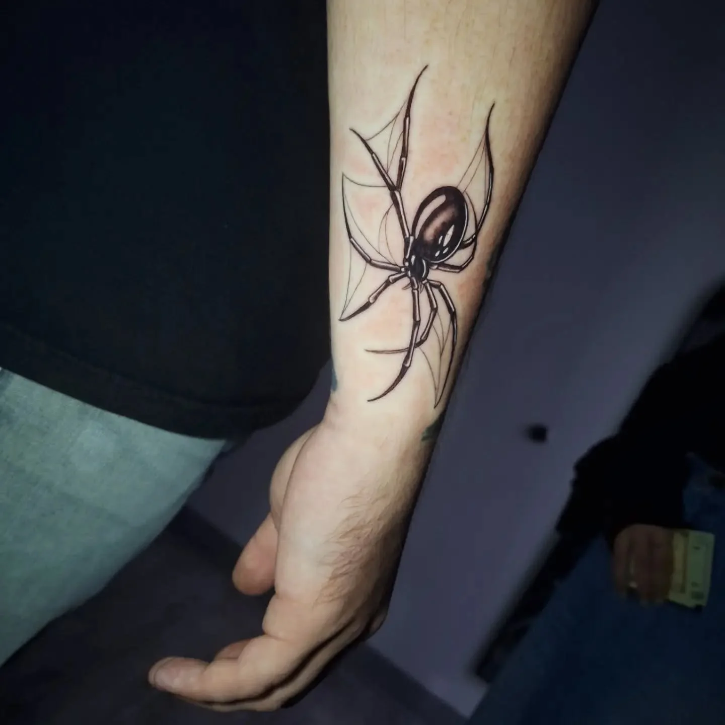 Its spooky time baby and i love it! If you are interested in getting something similar or just wnt tattooed by me just call @inkedarts or DM me for booking details. Thanks for looking!!! #fyp #tattooideas #tattooshop #tattooartist #tattoostyle