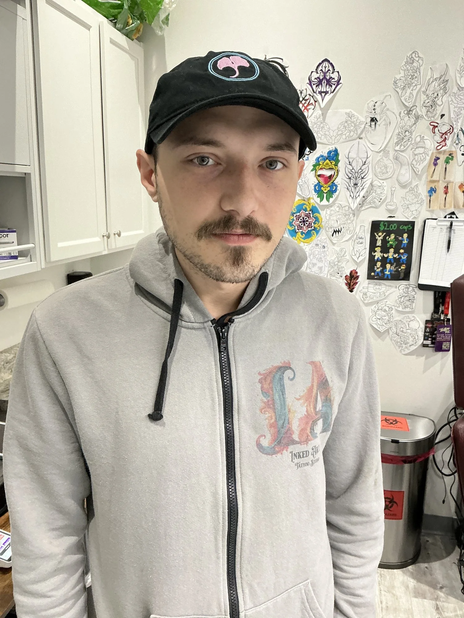 Jacob Bowen, fine line tattoo artist at Inked Arts Tattoo Studio in Sugar Hill, GA