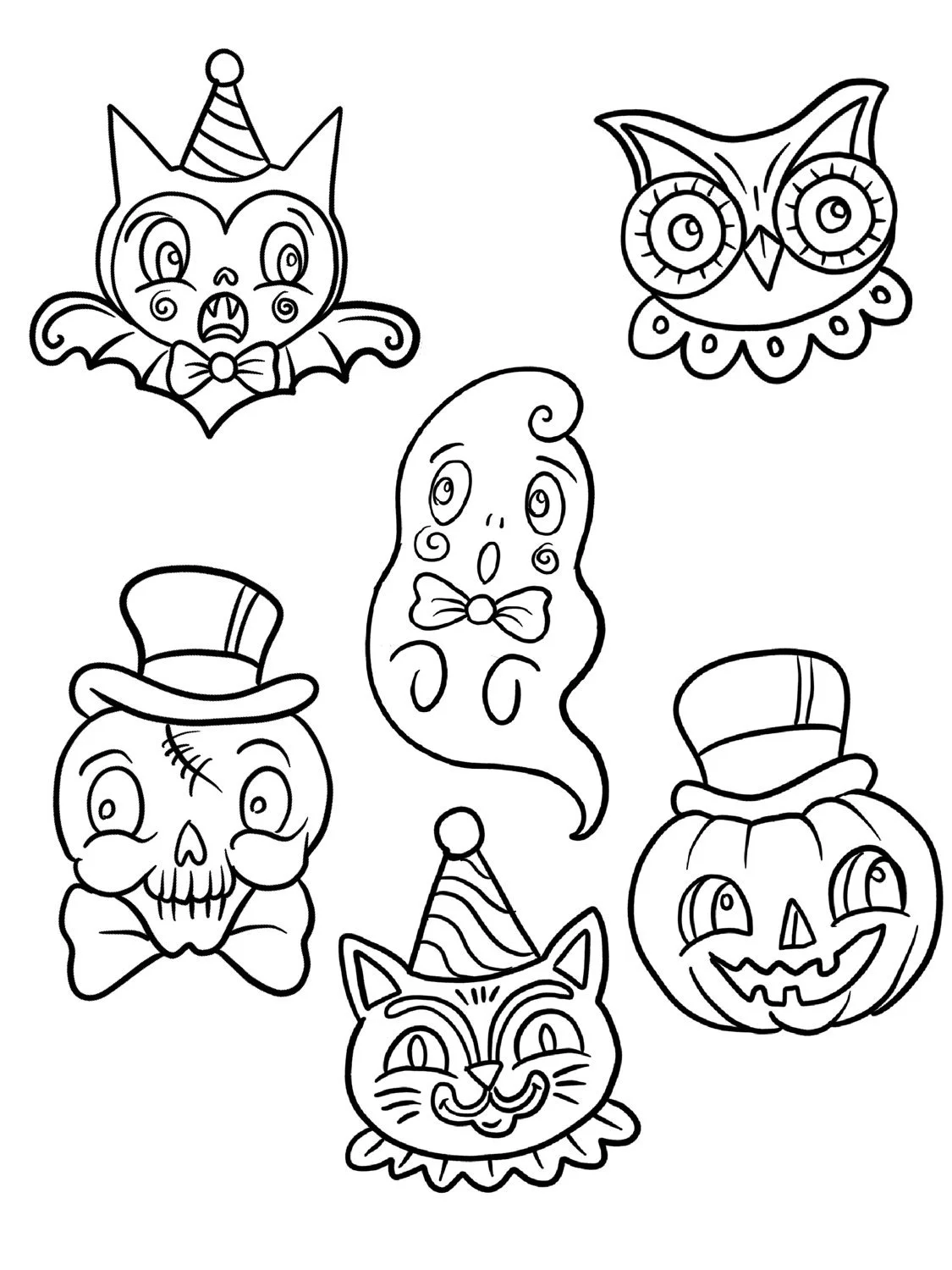 Halloween flash sheet 1 by Chris Bowen, Inked Arts Sugar Hill GA