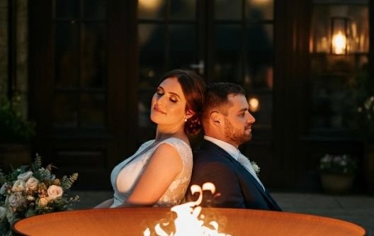 🧡 A quiet moment by the fire 🧡