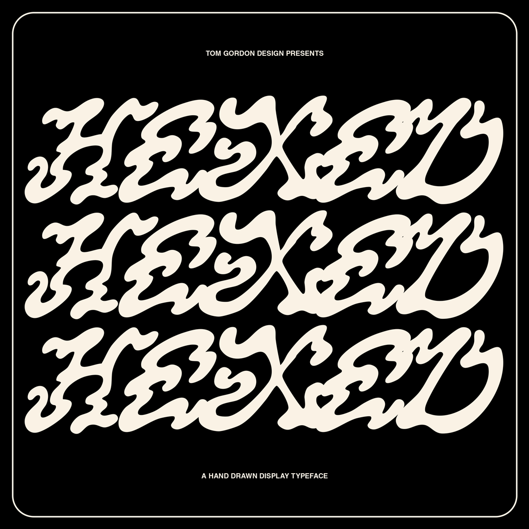 Hexed Display Font — Tom Gordon | Art & Design