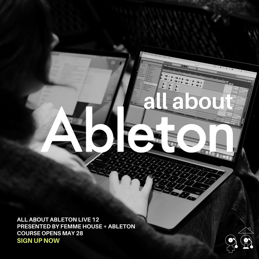 ‼️ NEW FEMME HOUSE COURSE just dropped!

We&rsquo;re so excited to collab with @ableton to bring you &ldquo;All About Ableton,&rdquo; a month-long comprehensive course that will teach the basics of what you need to know in order to start producing in