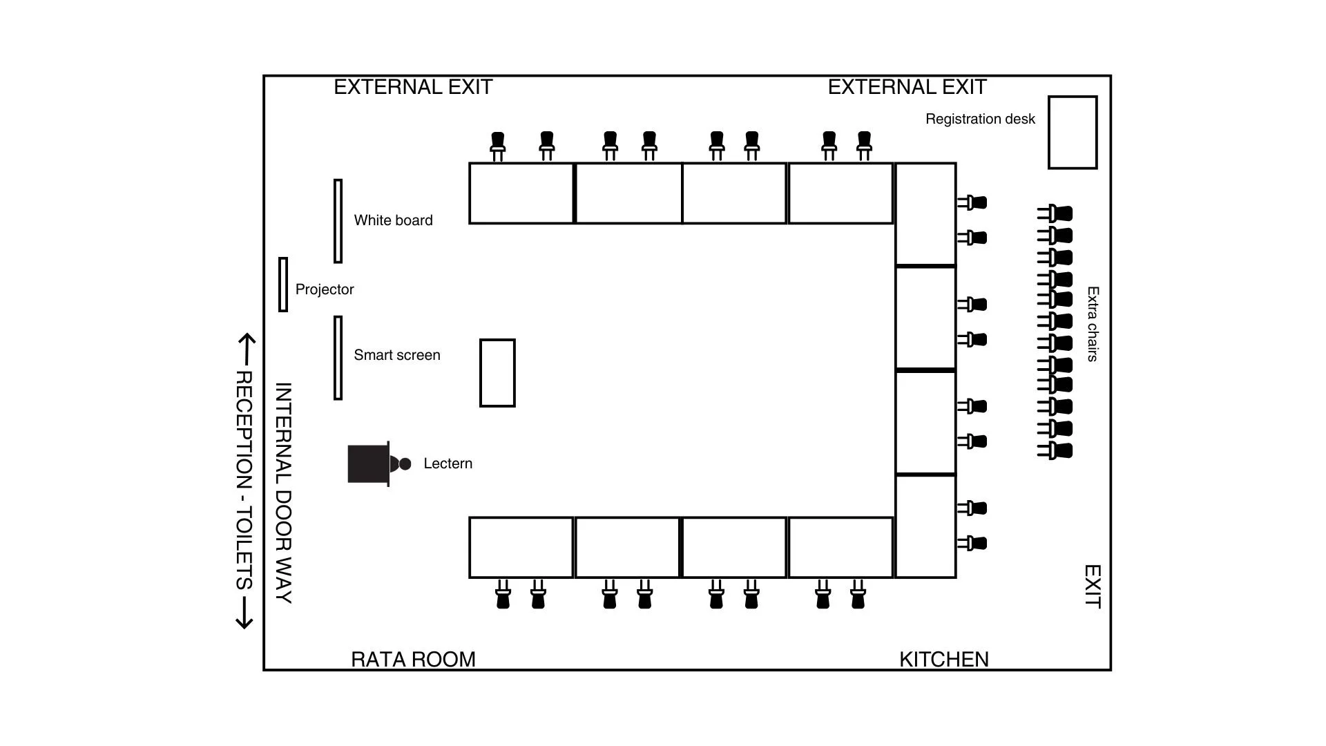 Kauri Room Layout