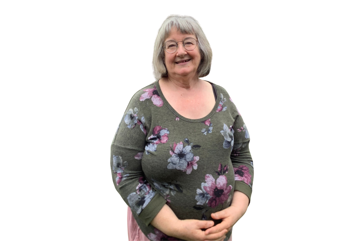 Woman wearing green floral top. Far North REAP tutor, Lynn Wytenbroek