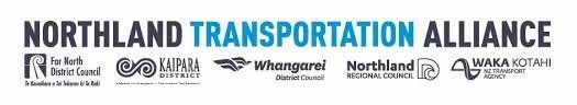 Northland Transportation Alliance logo with various district council and regional council logos.