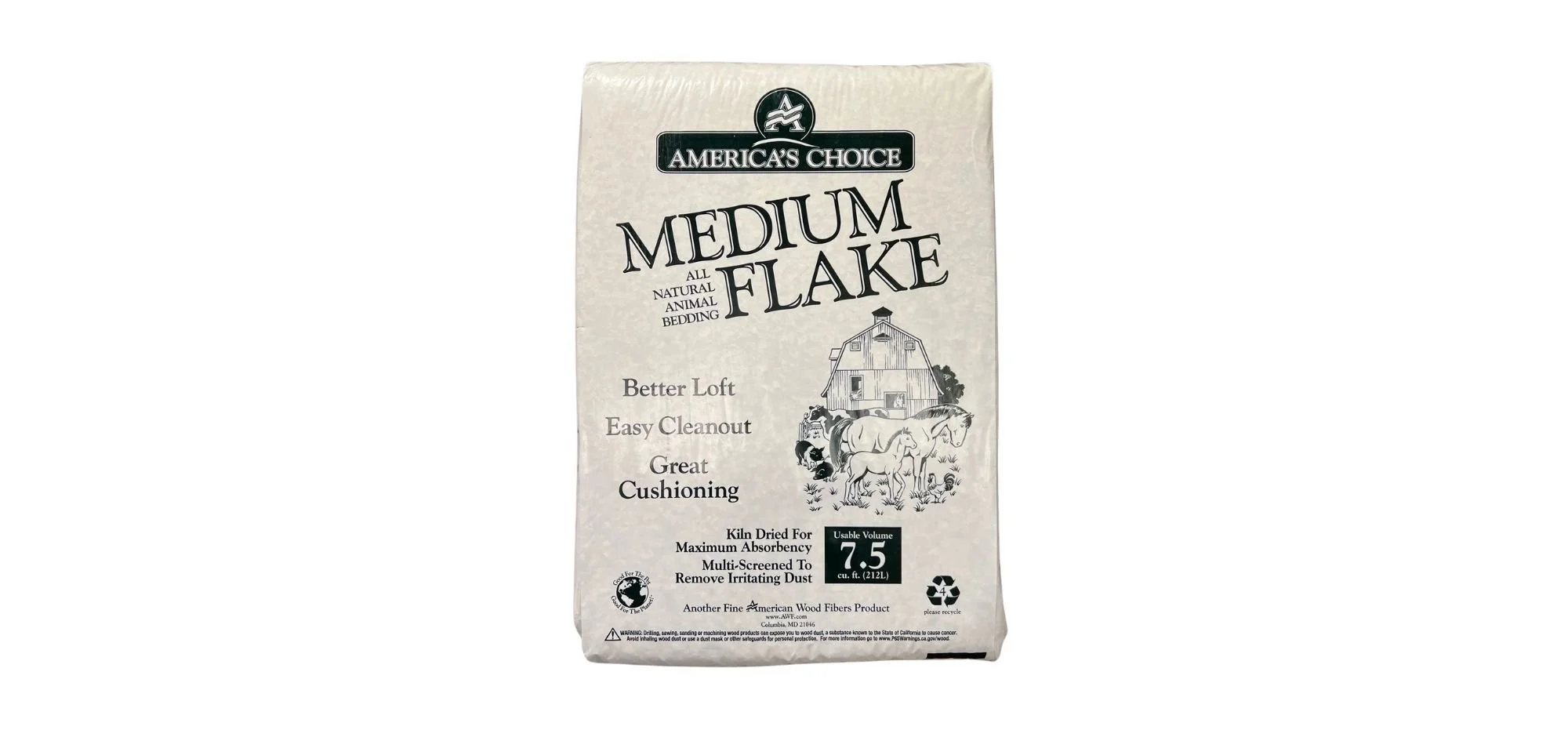America's Choice Medium Flake Shavings 7.5cuft 