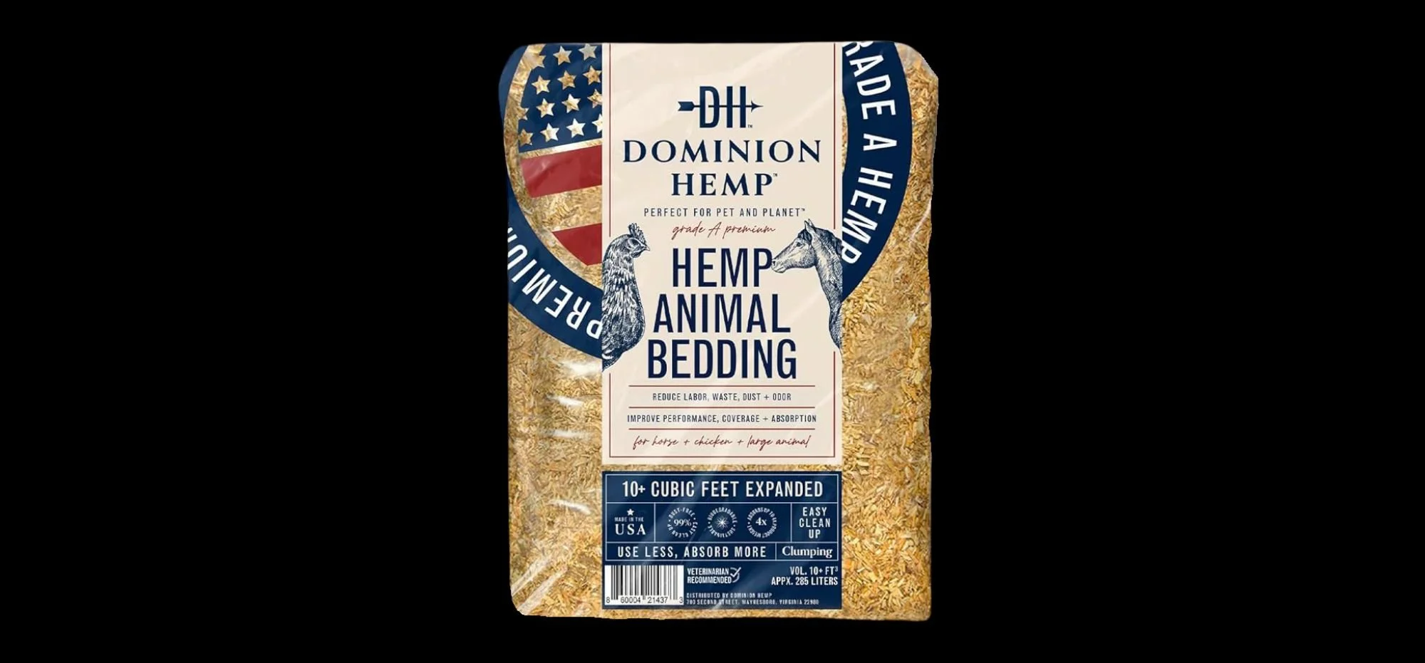 Old Dominion Hemp Bedding 30lb