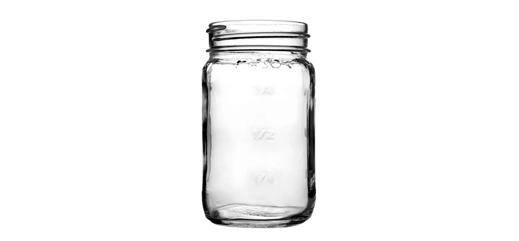 1 Quart Glass Screw-On Poultry Jar 