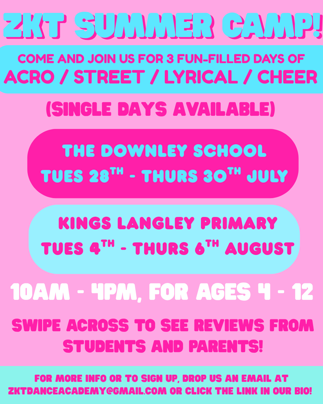 High Wycombe Summer Camps!