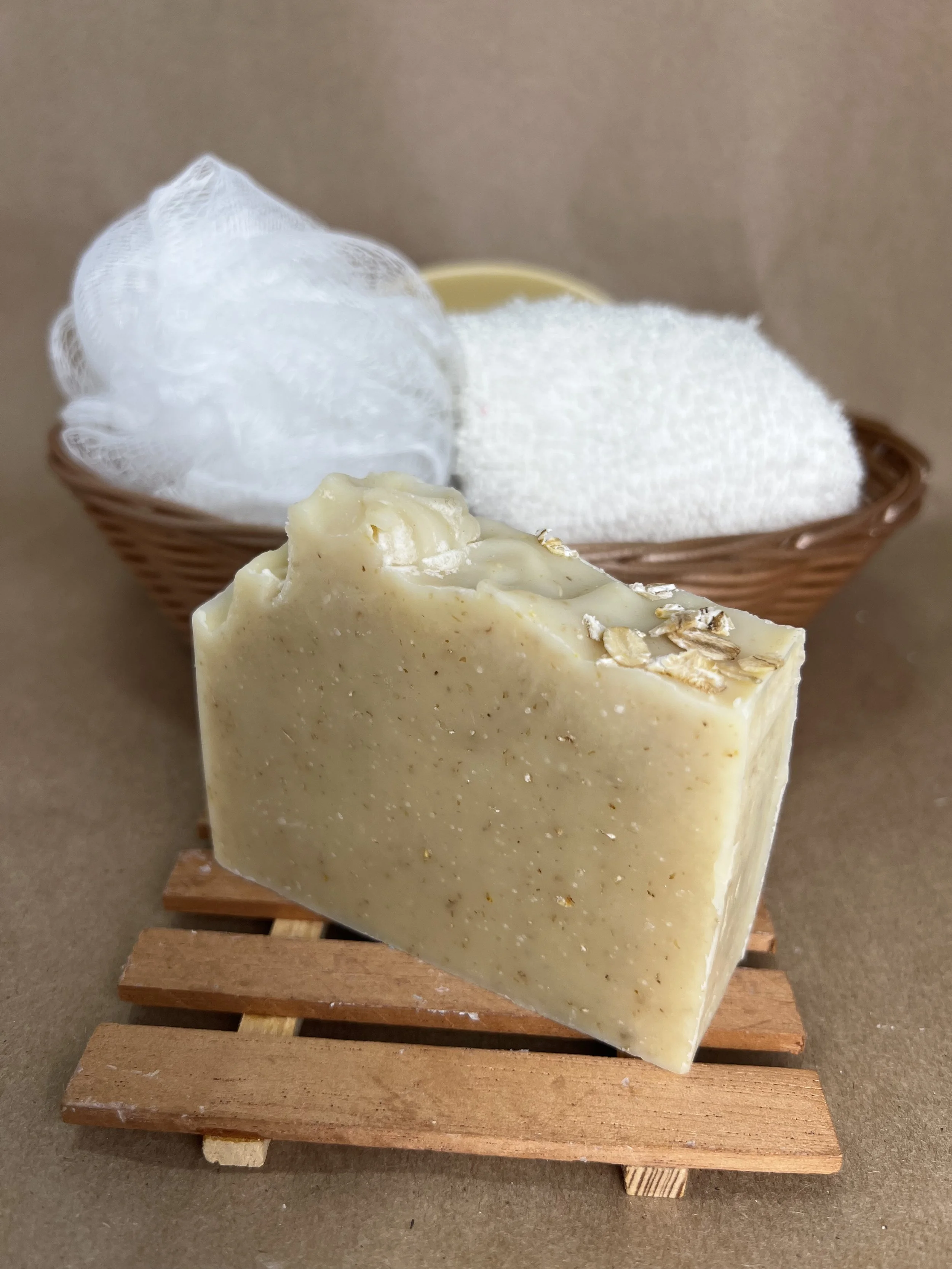Unscented oatmeal soap
