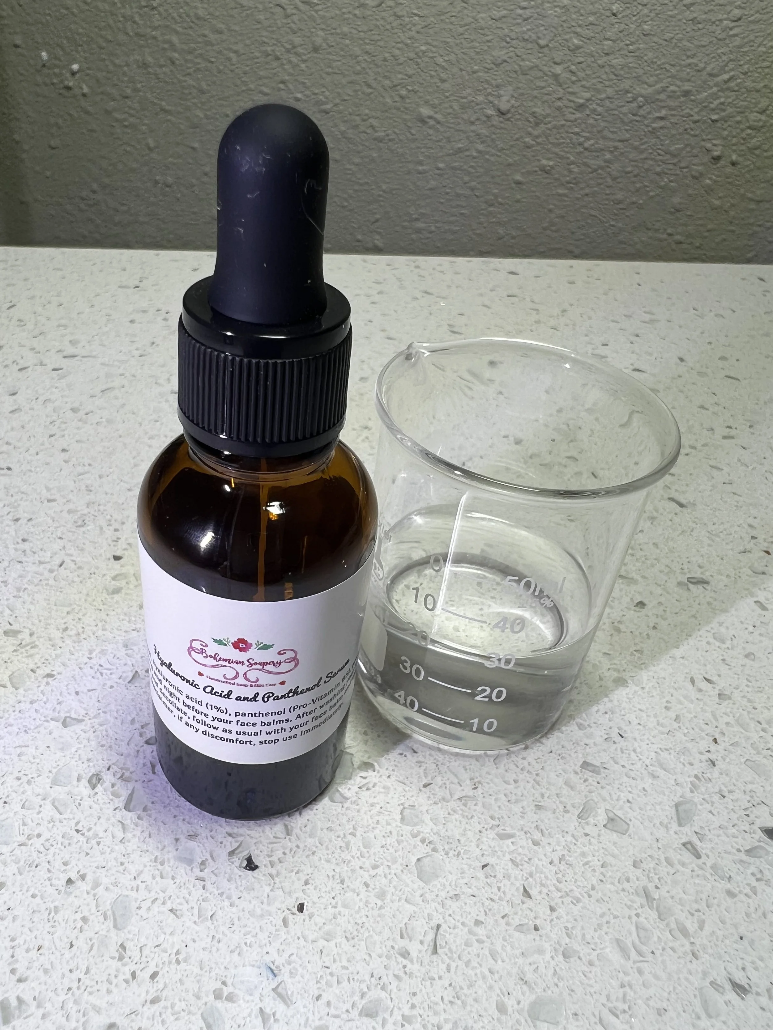 Hyaluronic Acid and Panthenol Face Serum