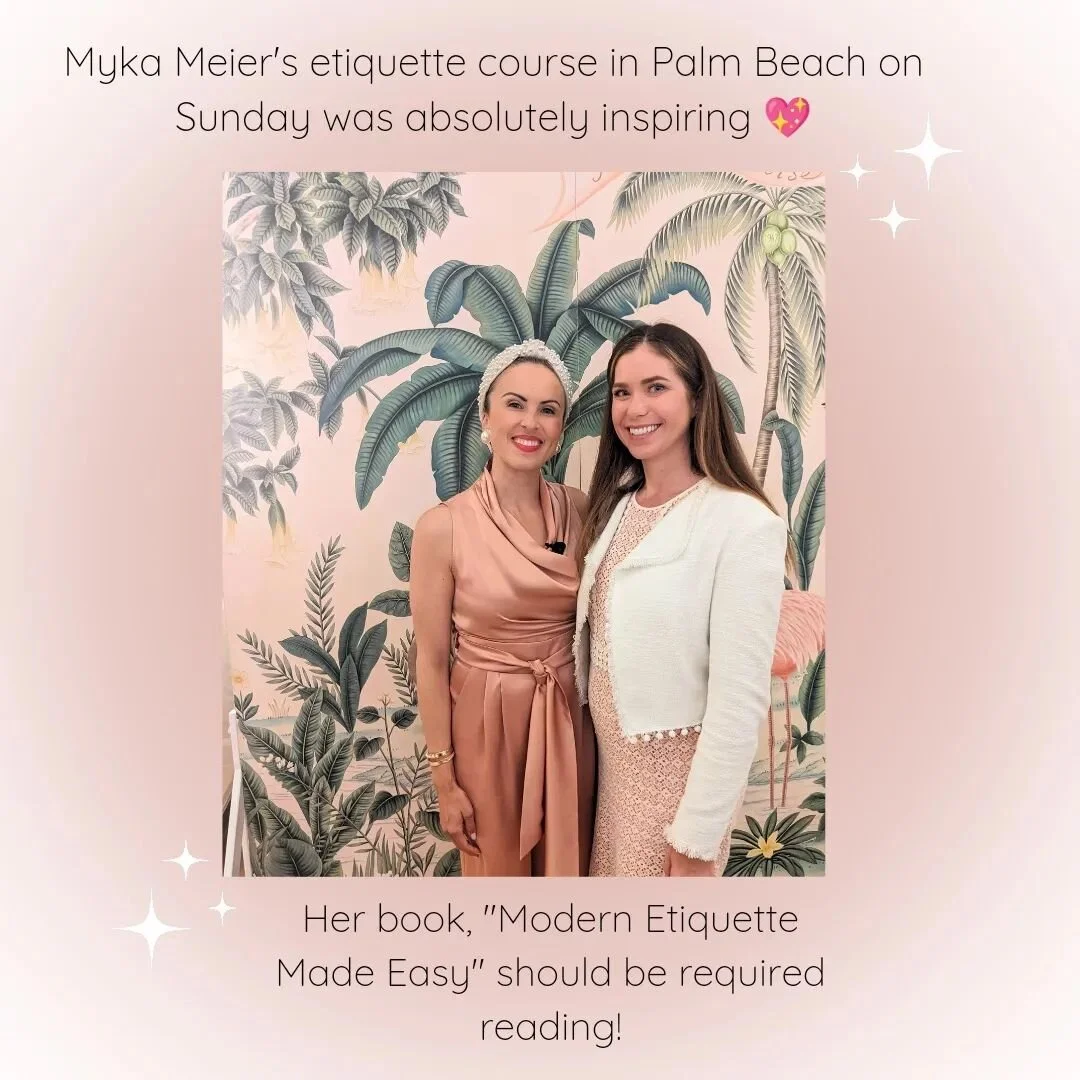 Sunday was such a great day!

#etiquetteexpert #etiquettecoach #modernetiquette