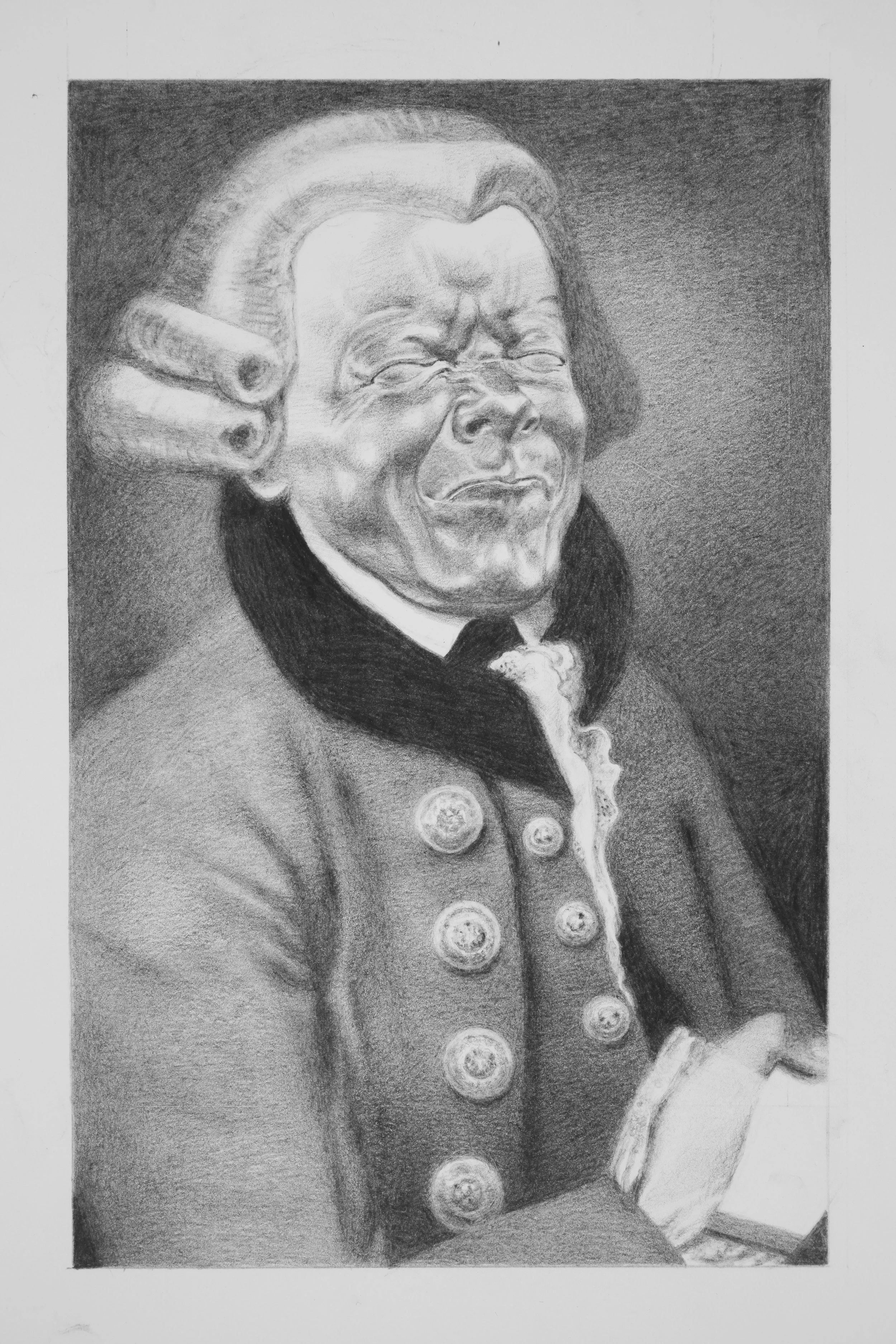 Kant 2016 graphite on paper 8"x5"