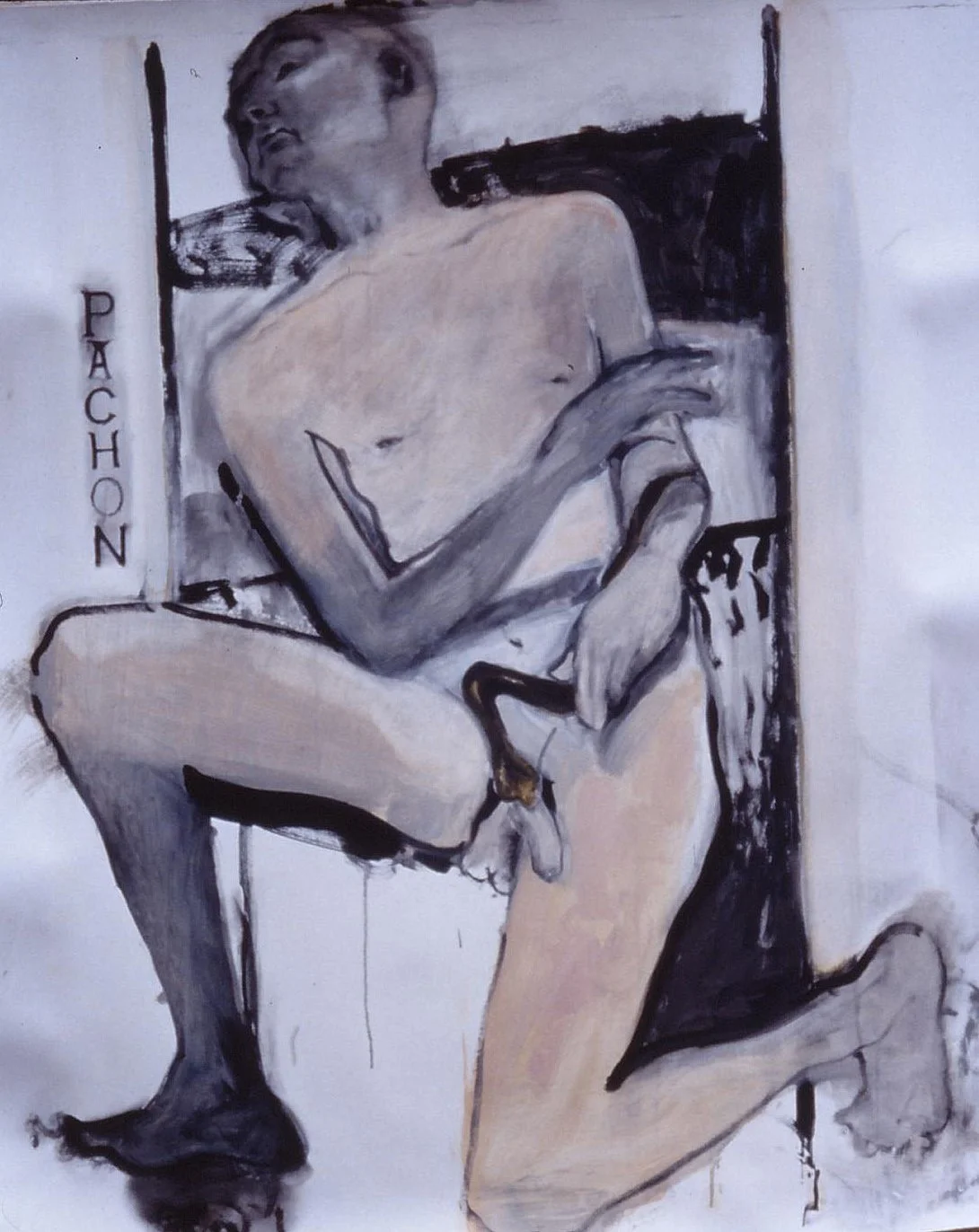 Pachon c.1990s oil on paper