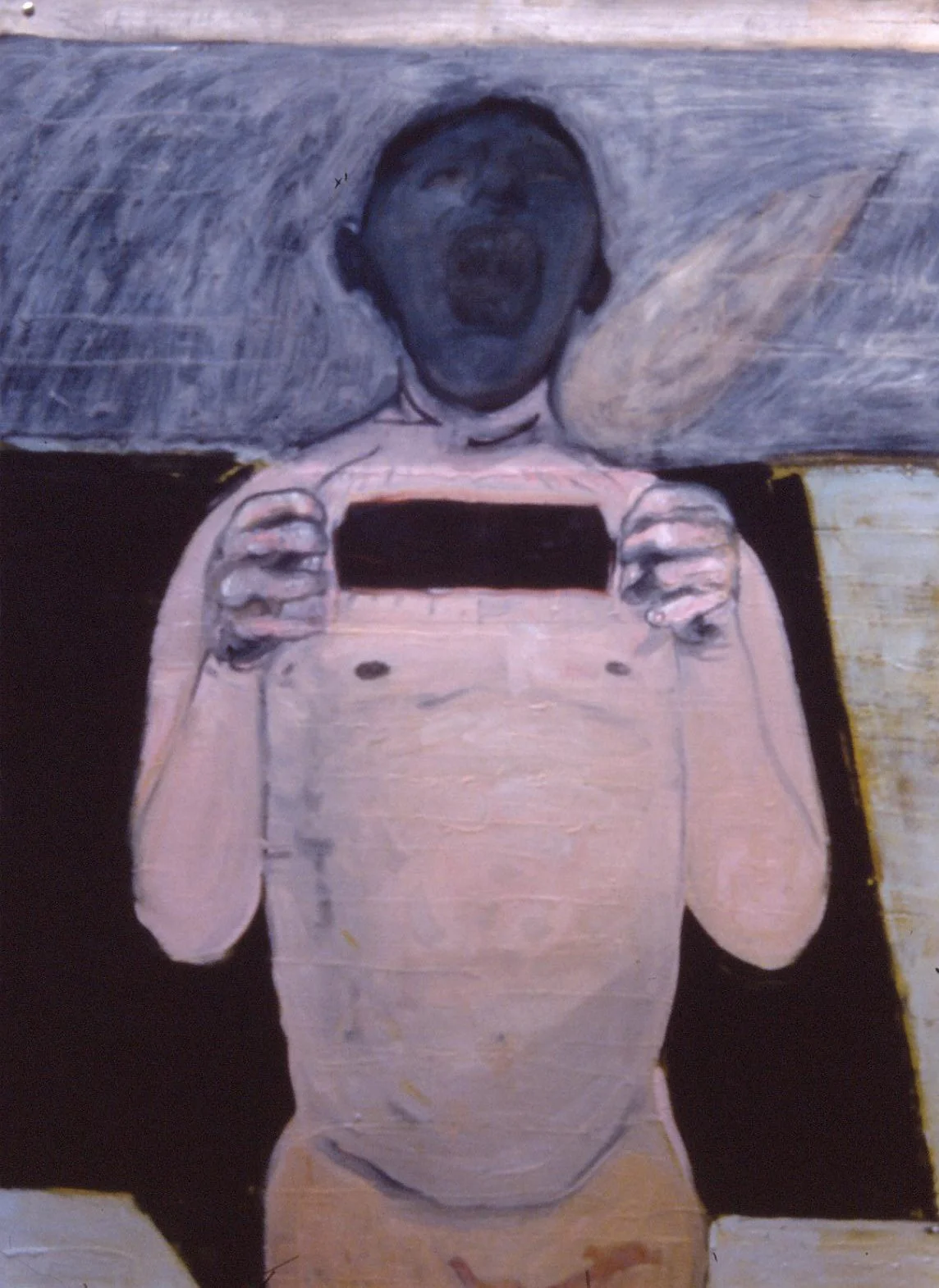 Hedge of the Teeth c. 1990s oil on paper