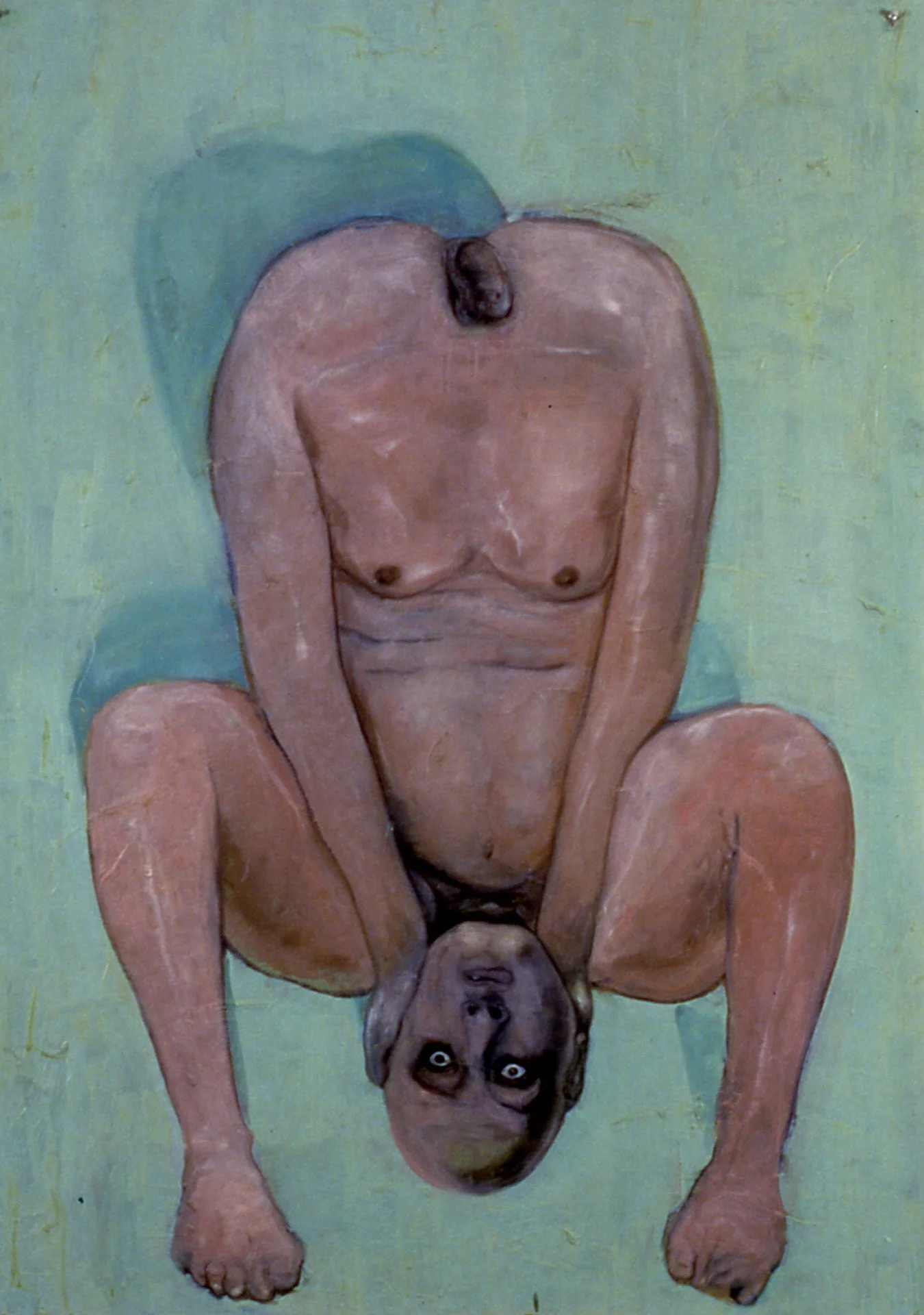 Schizophrenic Supplicant no. 3 1999 oil on paper 58"x 42"